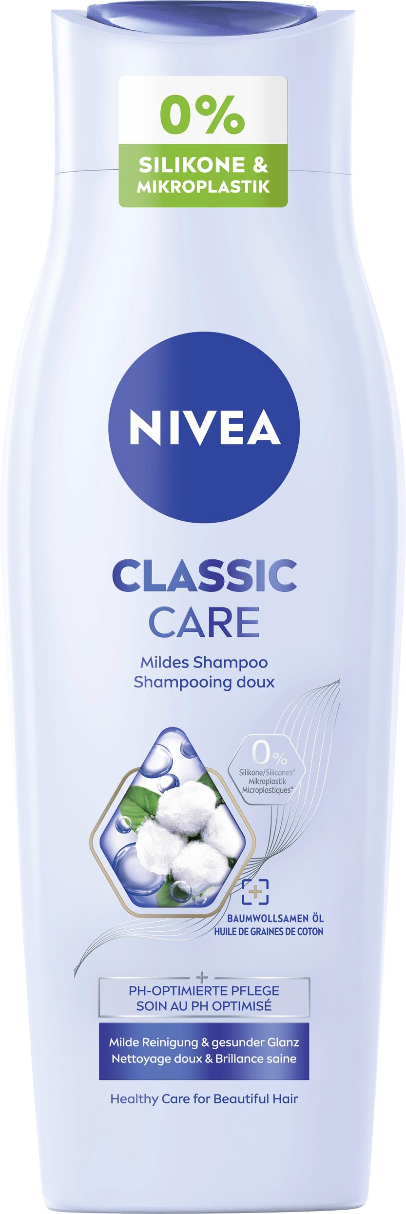 NIVEA Classic Mild Shampoo Glanz Serum normales Haar