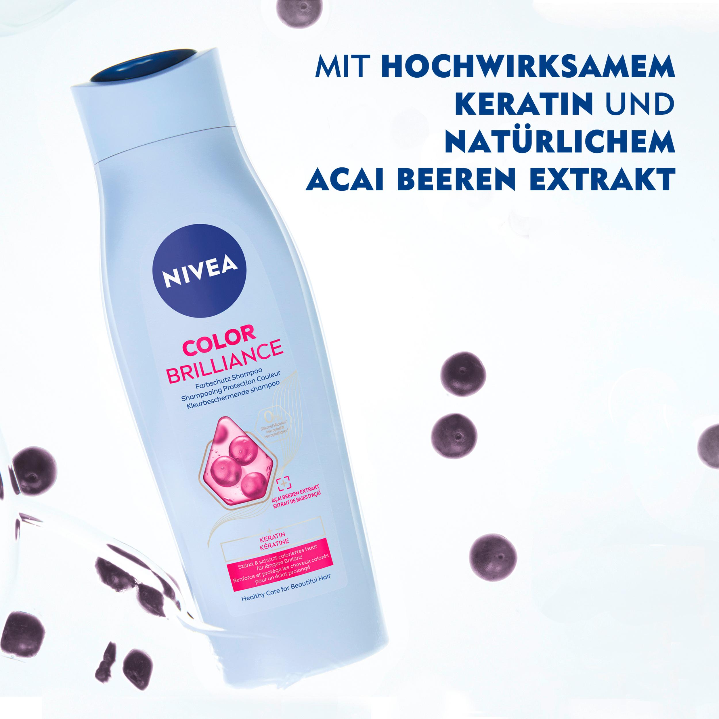Produktbild NIVEA Color Schutz Shampoo Glanz Serum&Farb-Pflege Komplex 9 von 9