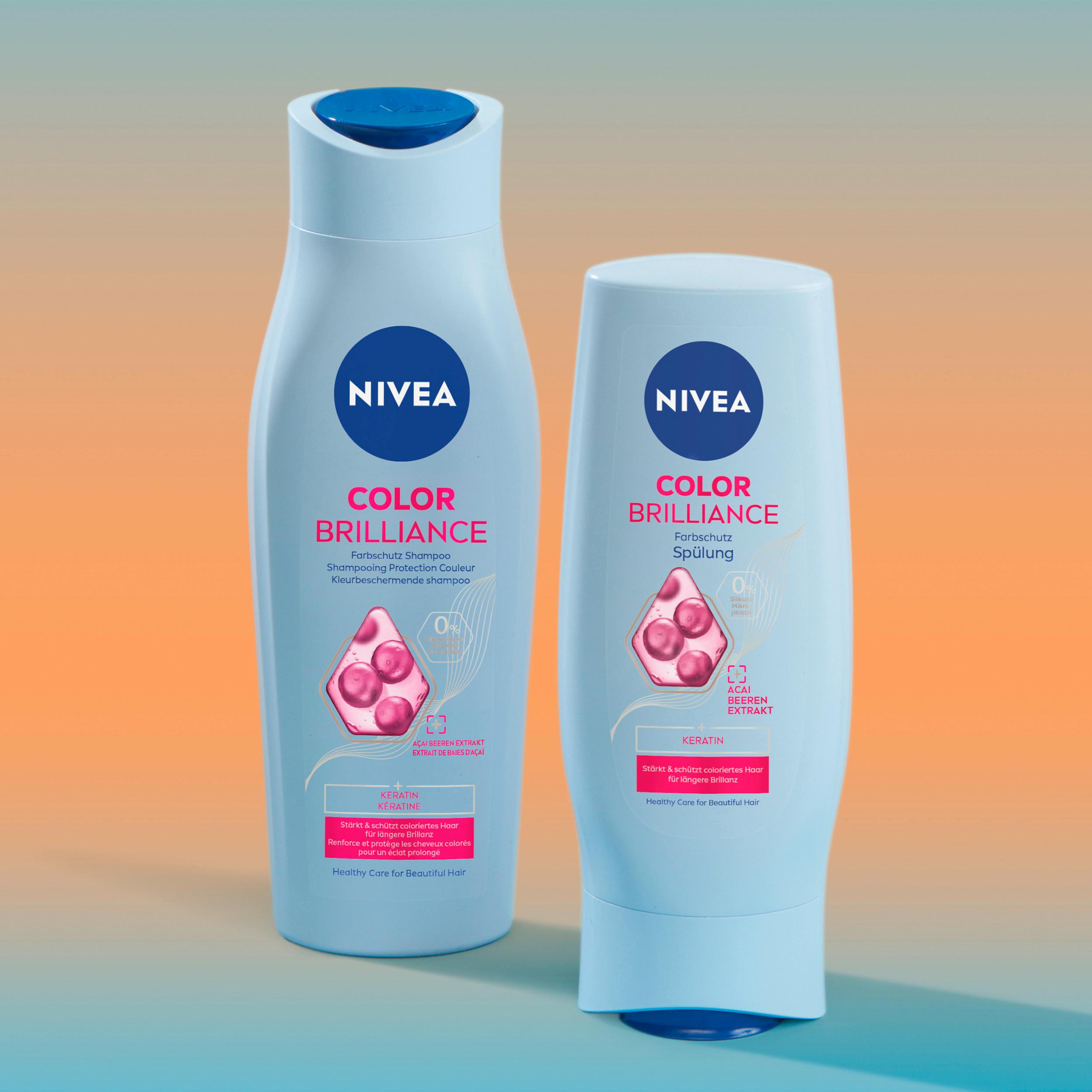 Produktbild NIVEA Color Schutz Shampoo Glanz Serum&Farb-Pflege Komplex 8 von 9