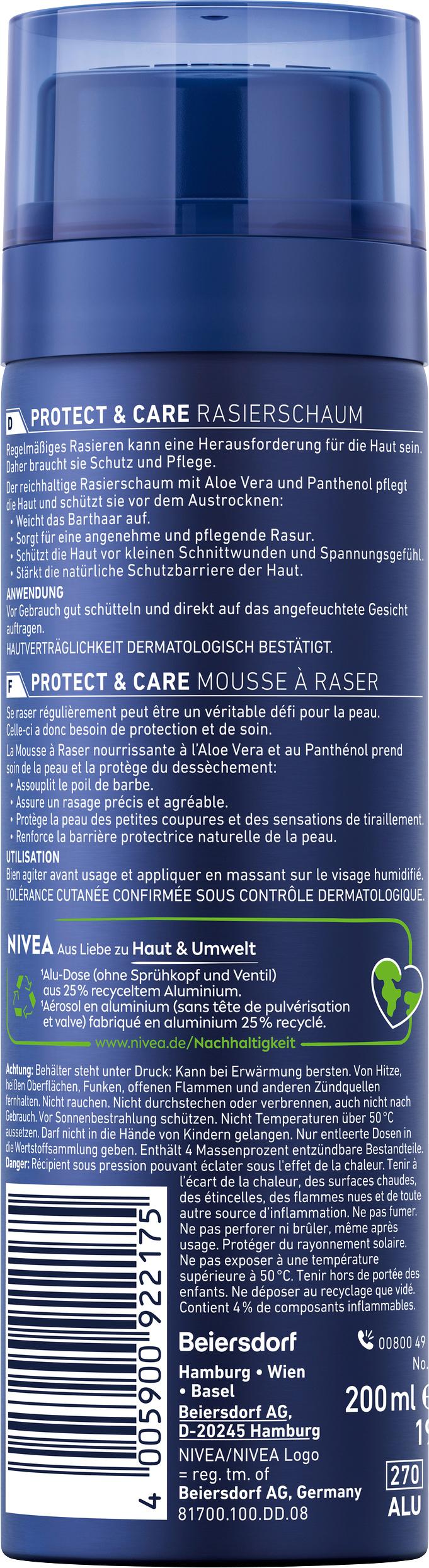 Produktbild NIVEA MEN Protect&Care Rasierschaum 2 von 7