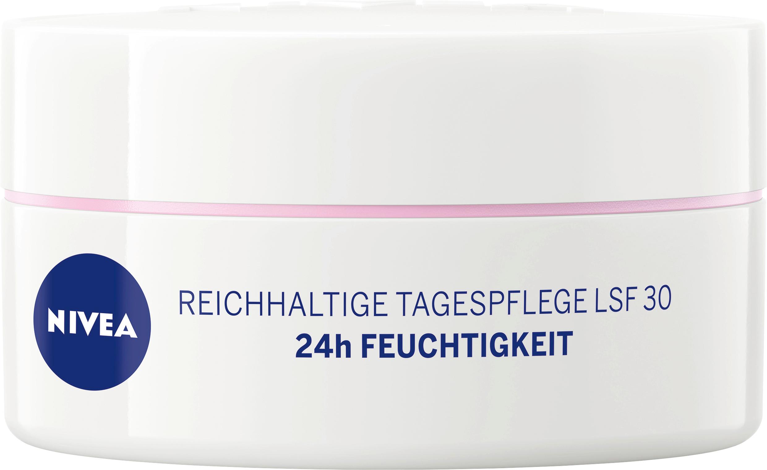 Produktbild NIVEA Reichhaltige Tagespflege 24h Feuchtigkeit Trockene Haut LSF 30 4 von 9