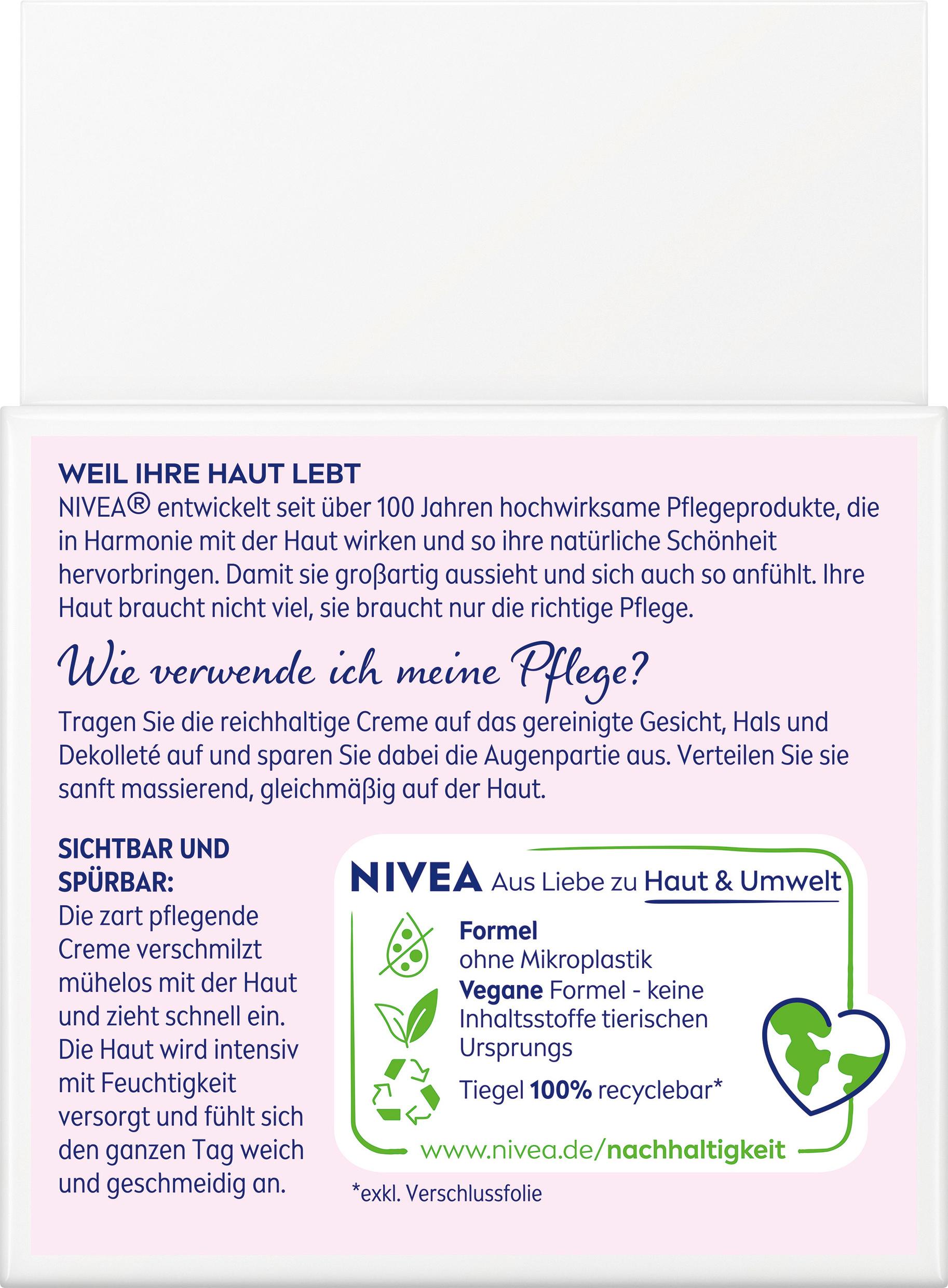 Produktbild NIVEA Reichhaltige Tagespflege 24h Feuchtigkeit Trockene Haut LSF 30 2 von 9