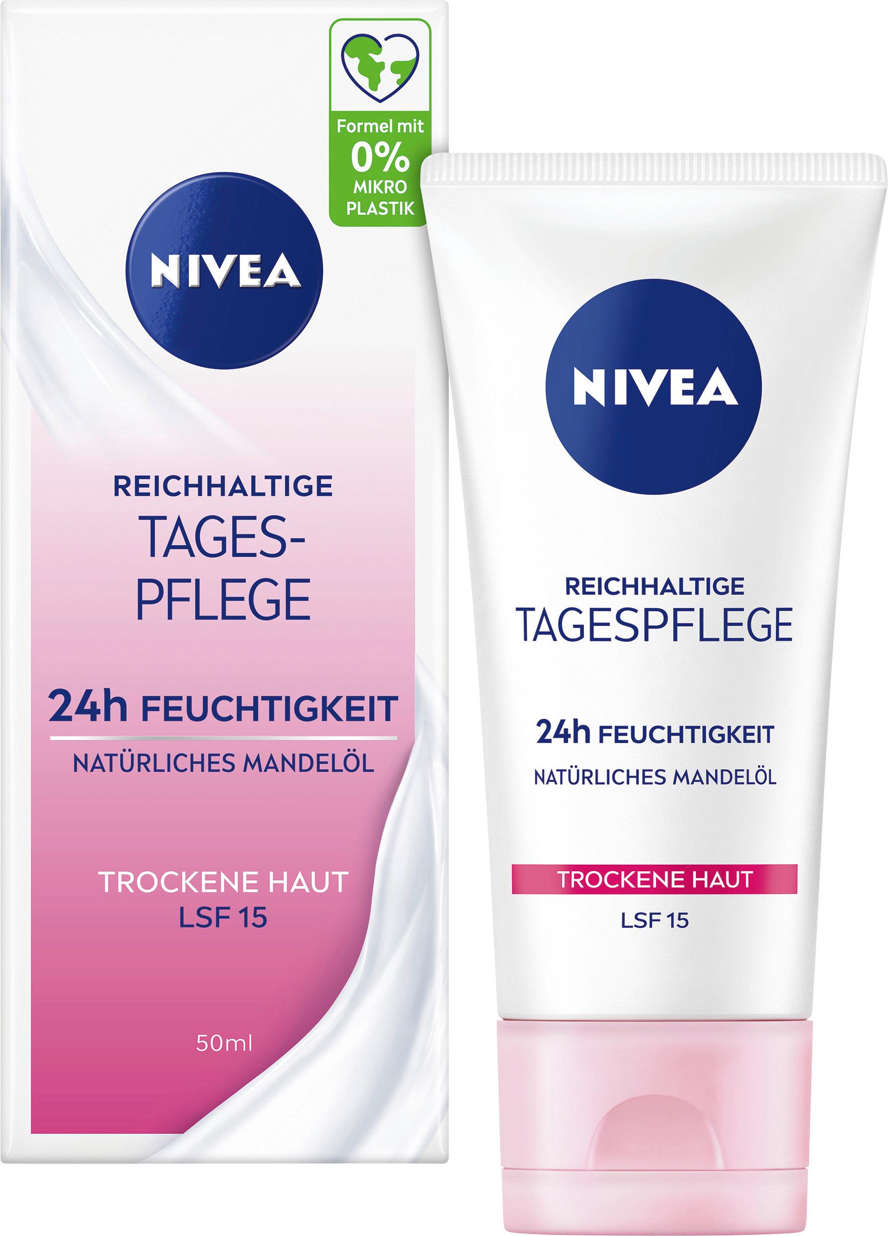 Produktbild NIVEA Reichhaltige Tagespflege 24h Feuchtigkeit Trockene Haut LSF15 6 von 8