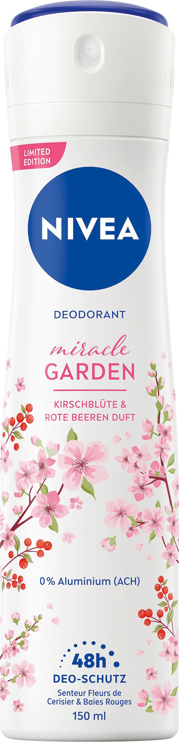 NIVEA Deo Spray miracle Garden Kirschblüte