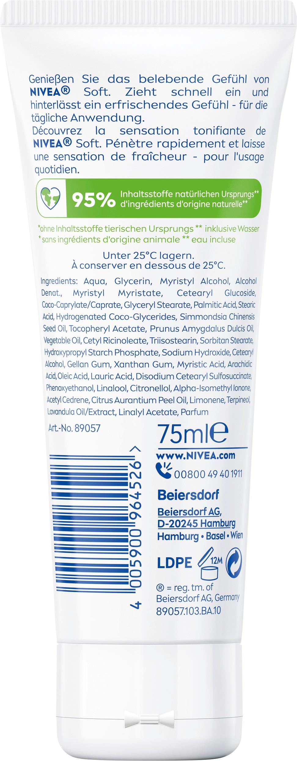Produktbild NIVEA soft Creme erfrischende Tagespflege 2 von 6