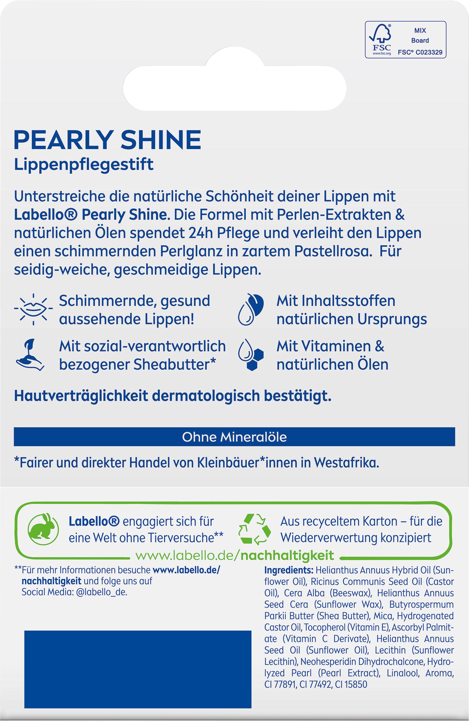 Produktbild Labello Lippenpflege Pearly Shine 2 von 8