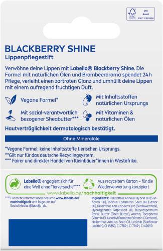 Produktbild Labello Lippenpflege Blackberry Shine 2 von 8