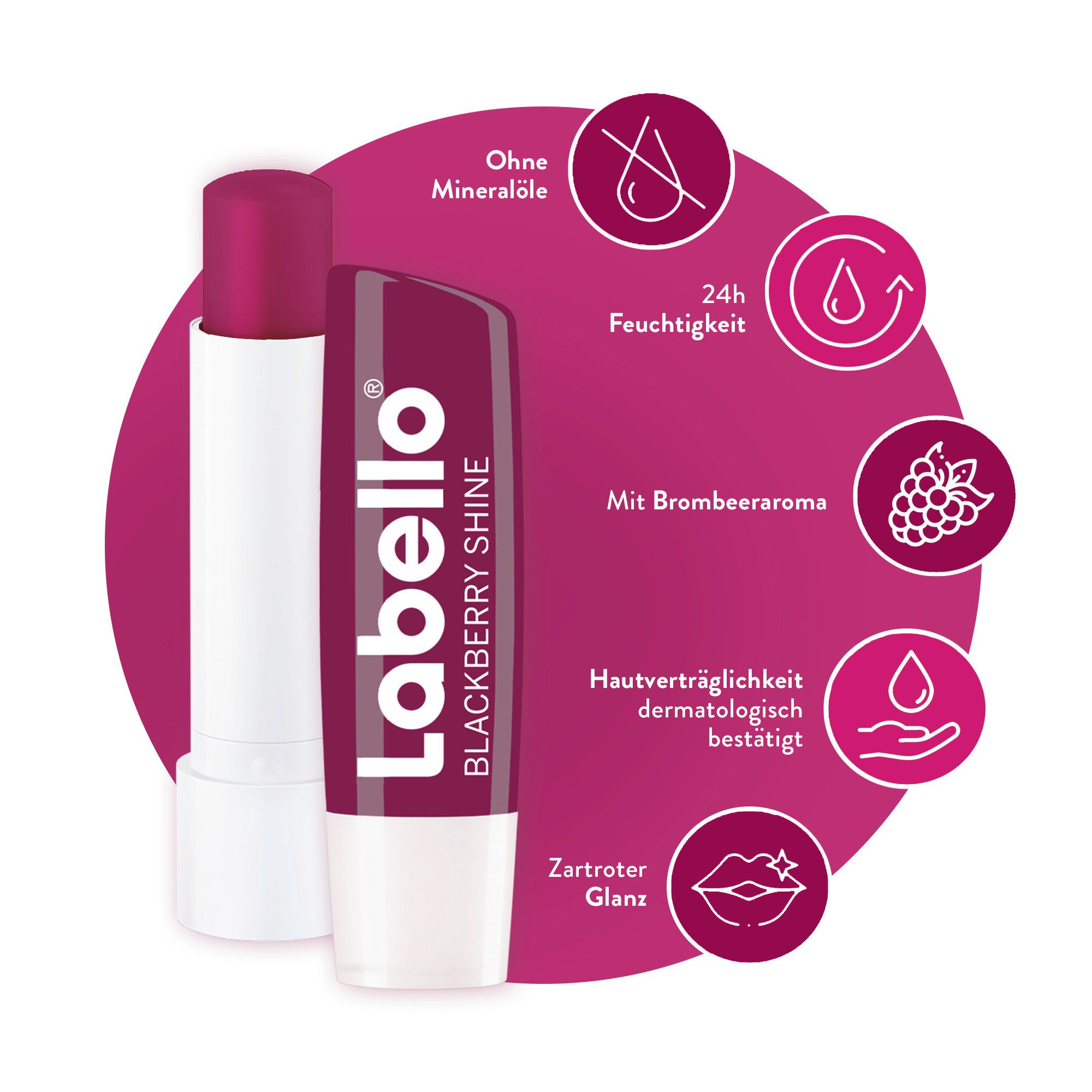 Produktbild Labello Lippenpflege Blackberry Shine 8 von 8