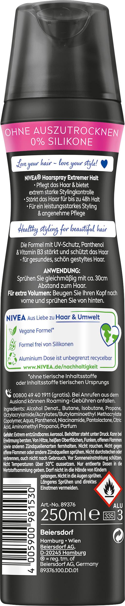 Produktbild NIVEA Extremer Halt Haarspray Extre m Stark 2 von 6