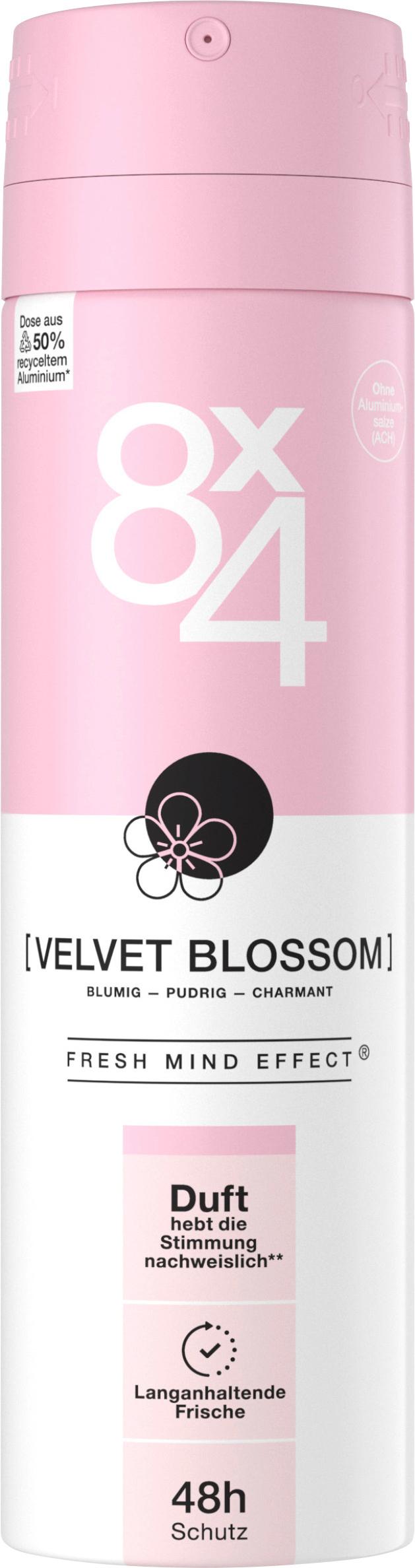 8X4 Deospray No.3 Velvet Blossom