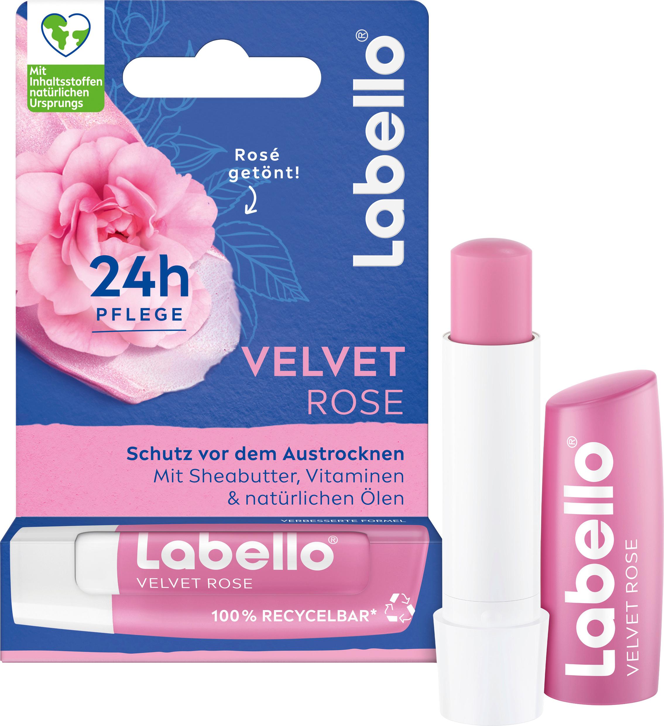 Produktbild Labello Lippenpflege Velvet Rose 5 von 7