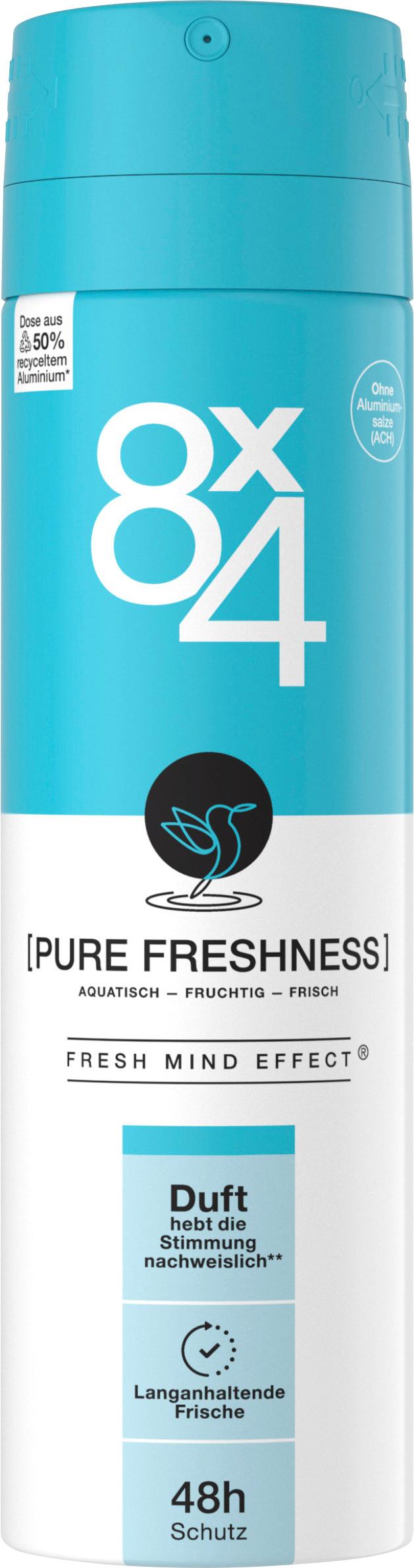 8X4 Deospray No.19 Pure Freshness