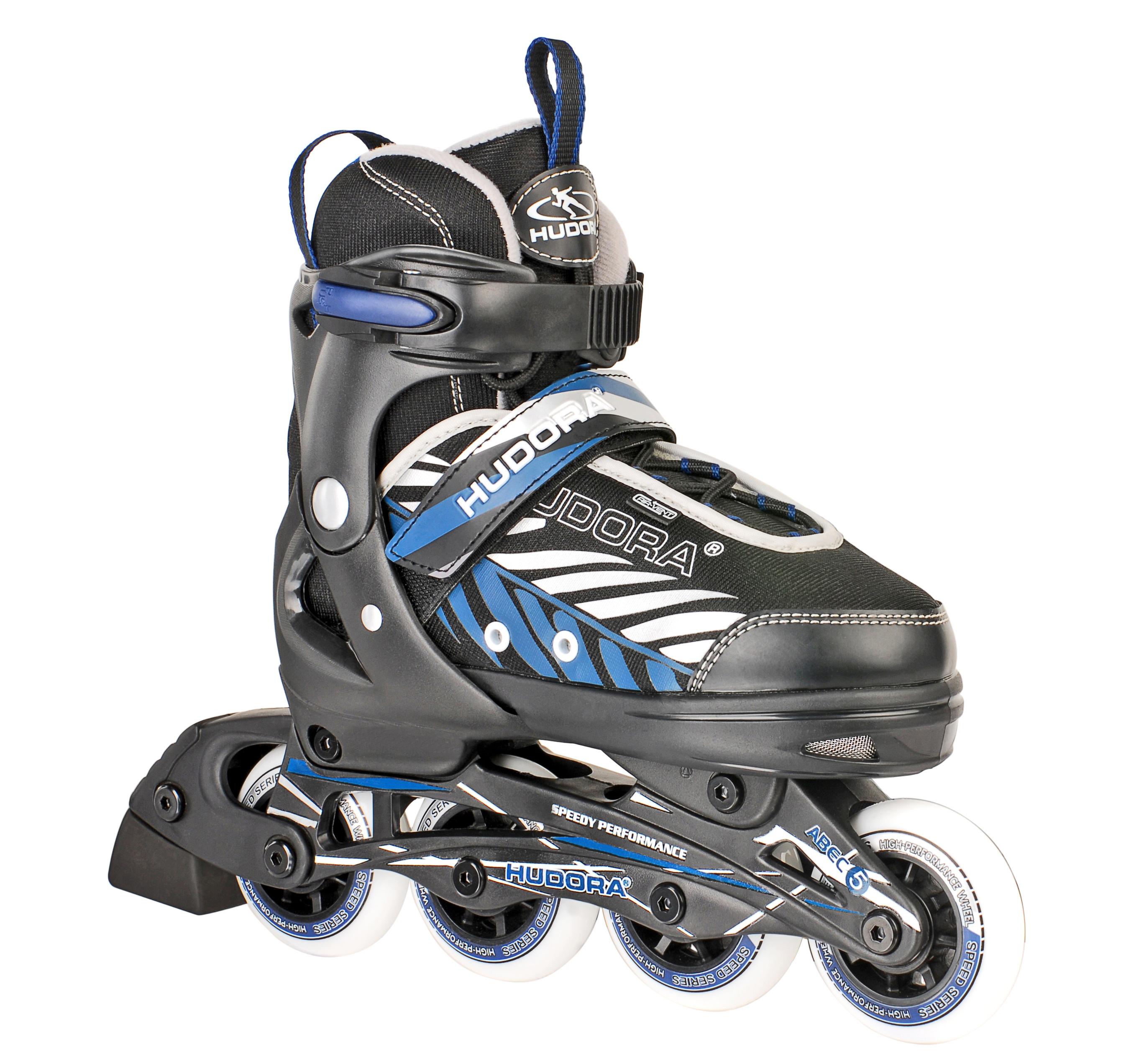 HUDORA Inline Skates Leon, Gr. 29-32, schwarz/blau 28232