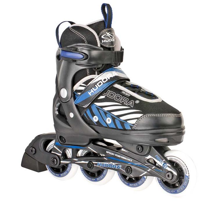 HUDORA Kinderinliner Leon, Gr. 37-40, schwarz/blau
