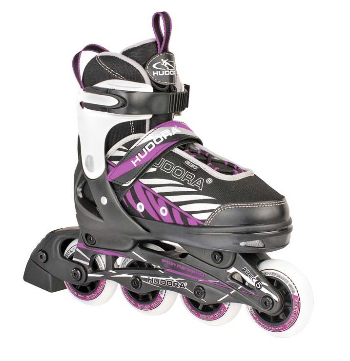 HUDORA Kinderinliner Mia, Gr. 29-32, schwarz/lila