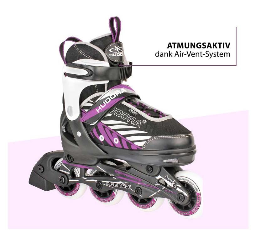 Produktbild HUDORA Kinderinliner Mia, Gr. 33-36, schwarz/lila 4 von 6