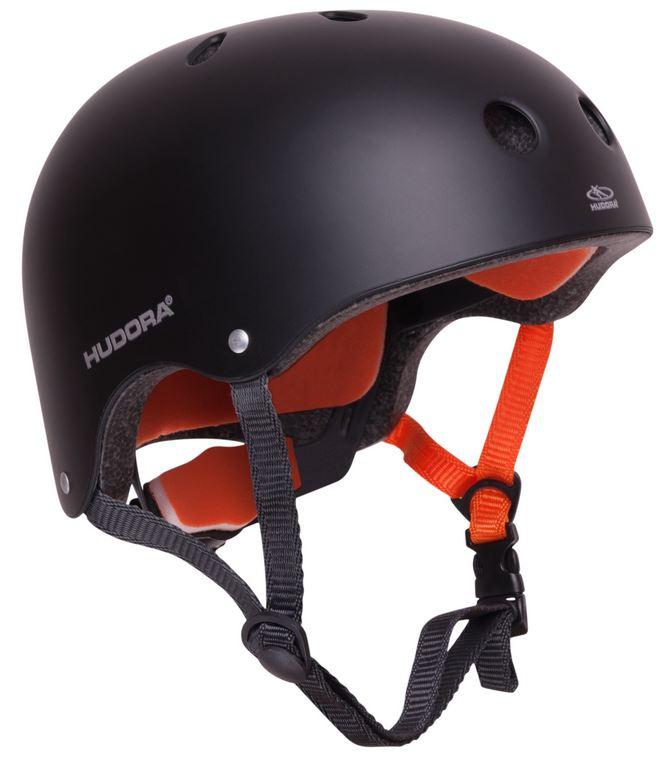 Hudora - Skaterhelm anthrazit Größe 56-60