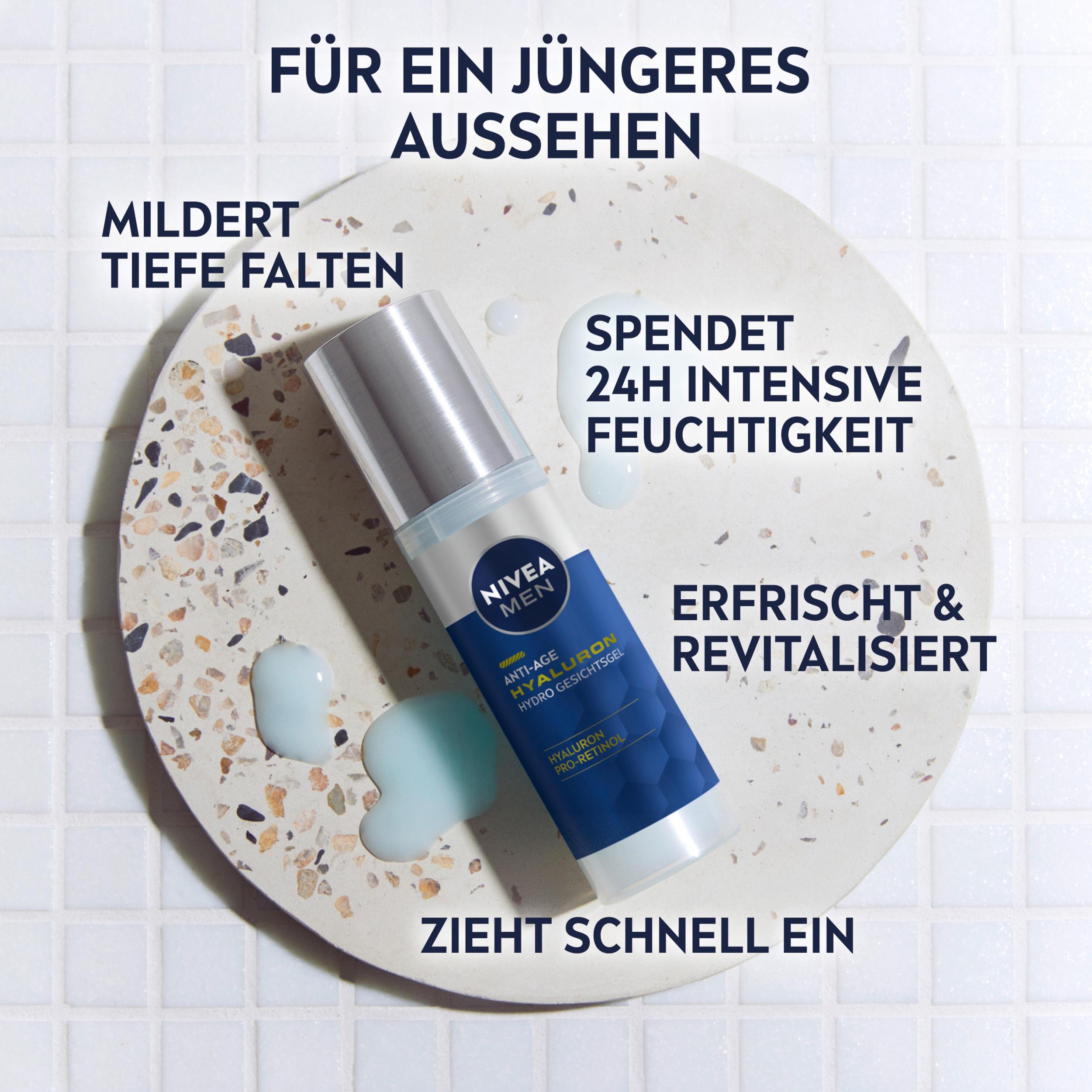 Produktbild NIVEA MEN Anti Age Hyaluron Hydro Gesichtsgel 4 von 8
