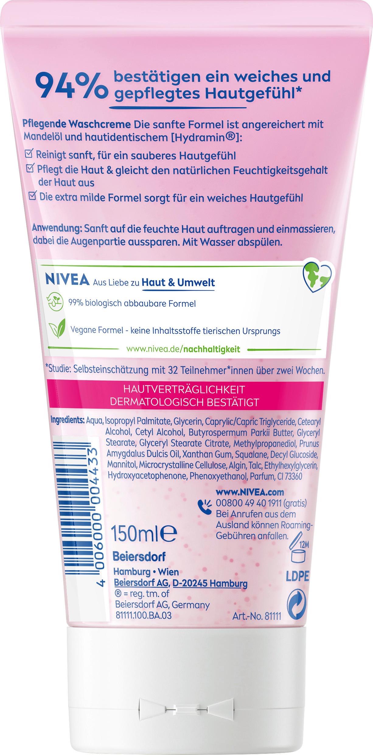 Produktbild NIVEA Pflegende Waschcreme Trockene und Sensible Haut 2 von 4