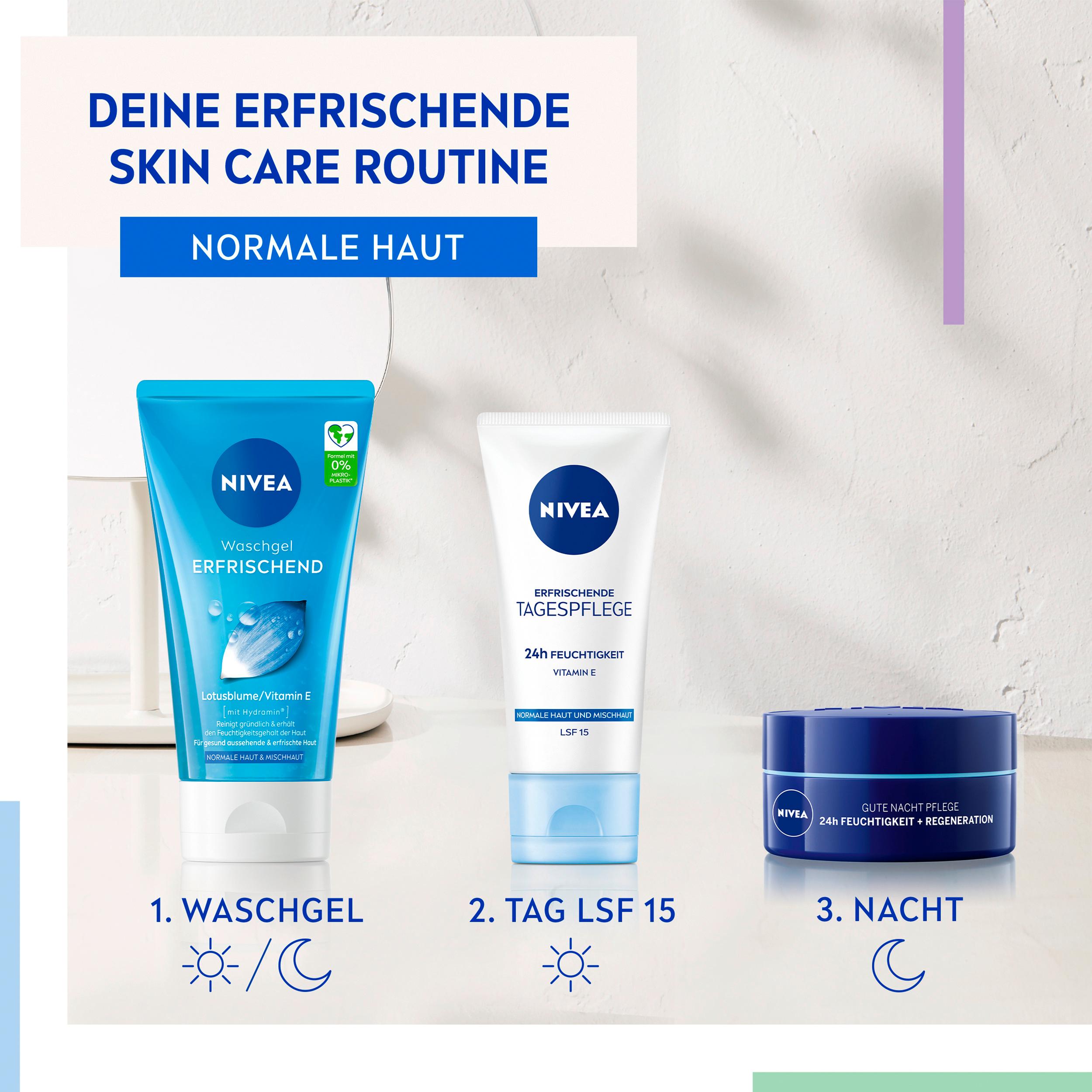 Produktbild NIVEA Erfrischendes Waschgel Normale Haut und Mischhaut 3 von 4