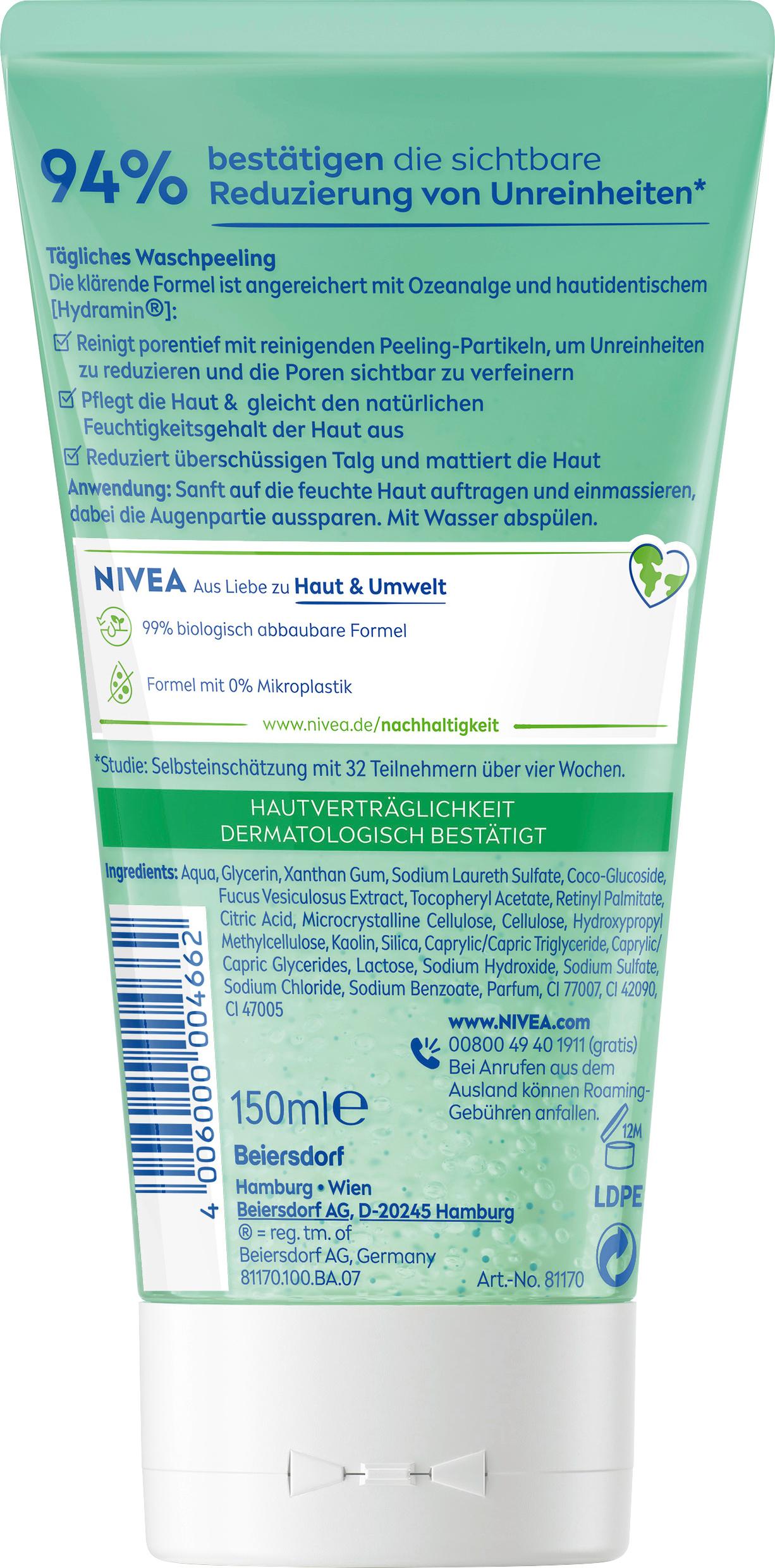 Produktbild NIVEA Tägliches Wasch-Peeling Mischhaut 2 von 2