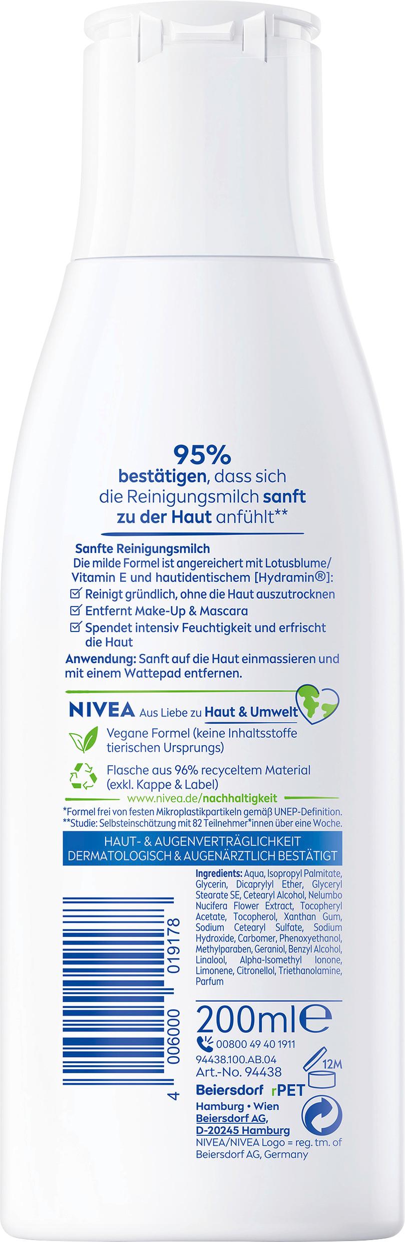 Produktbild NIVEA Sanfte Reinigungsmilch für je den Hauttyp 2 von 2