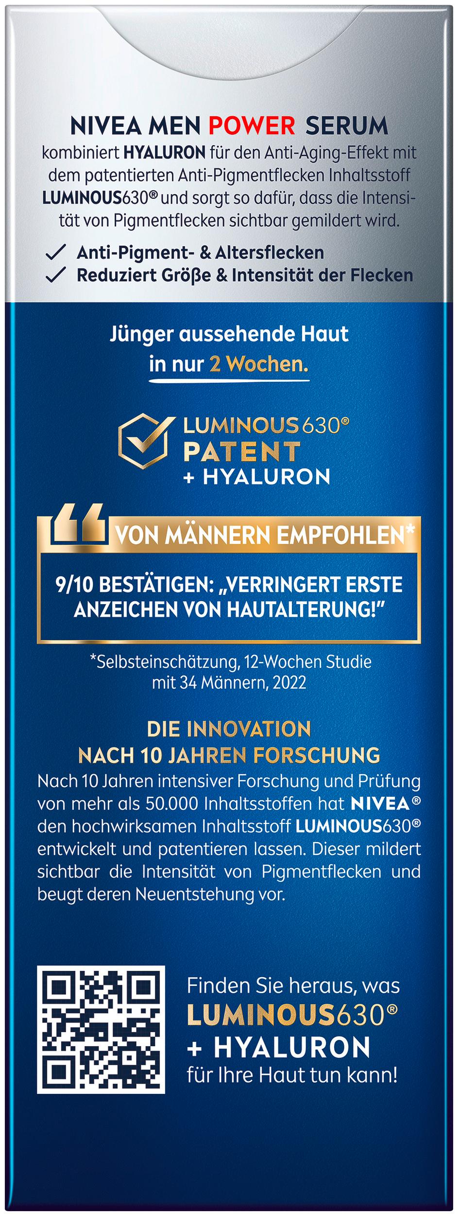 Produktbild NIVEA MEN Luminous Anti-Age Power Serum 2 von 9