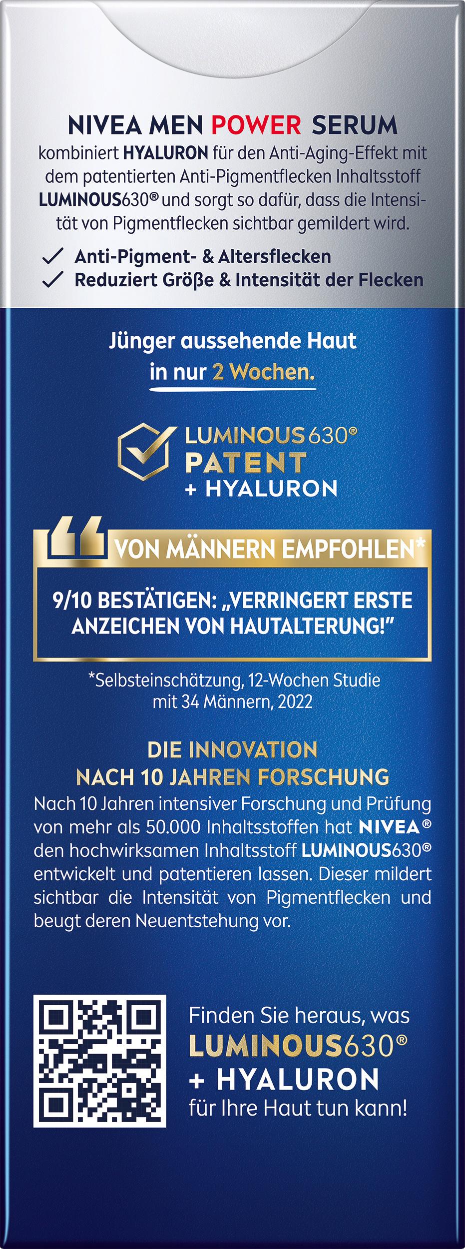Produktbild NIVEA MEN Luminous Anti-Age Power Serum 3 von 9