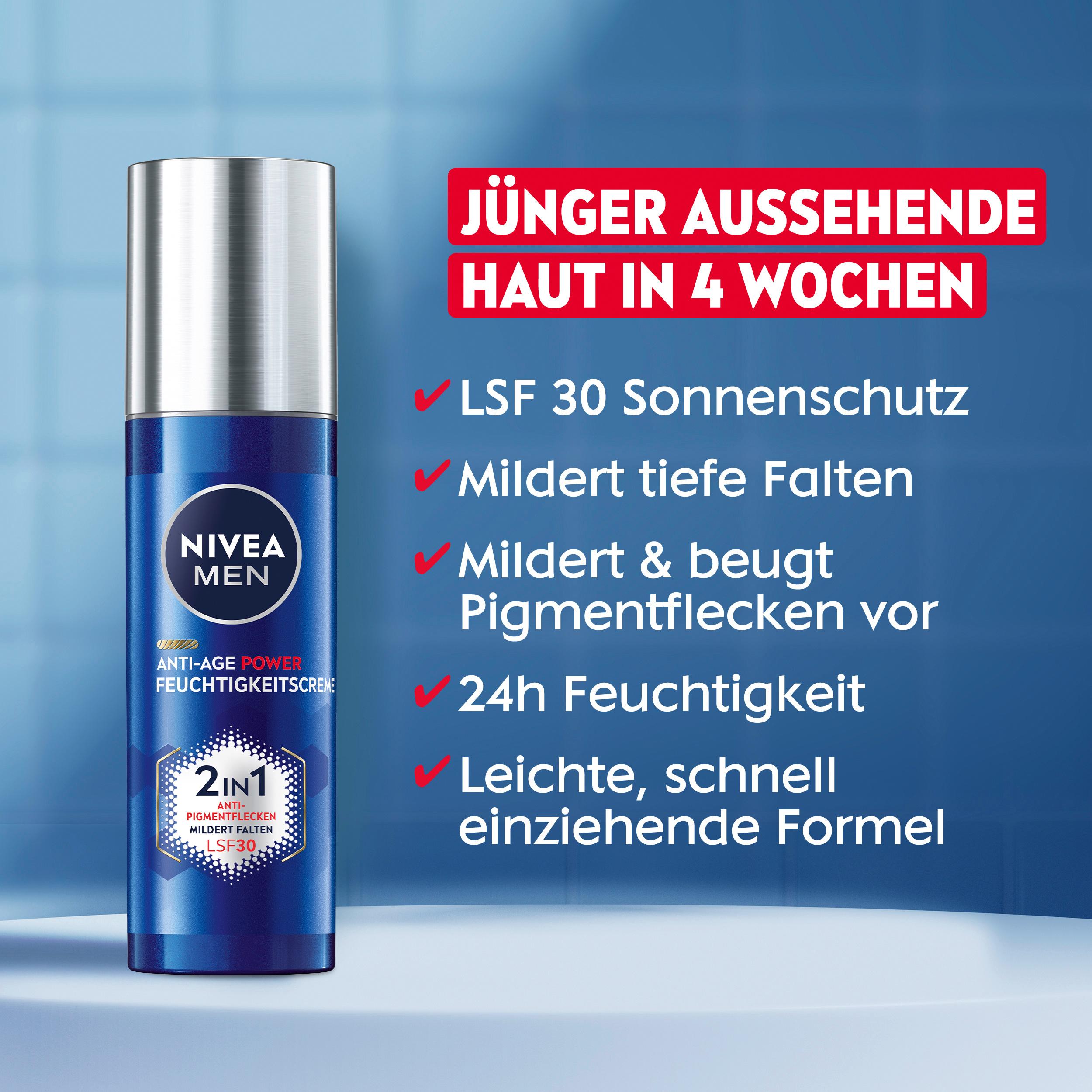 Produktbild NIVEA Men Anti-Age Power Feuchtigkeitscreme 2 in 1 LSF 30 7 von 9