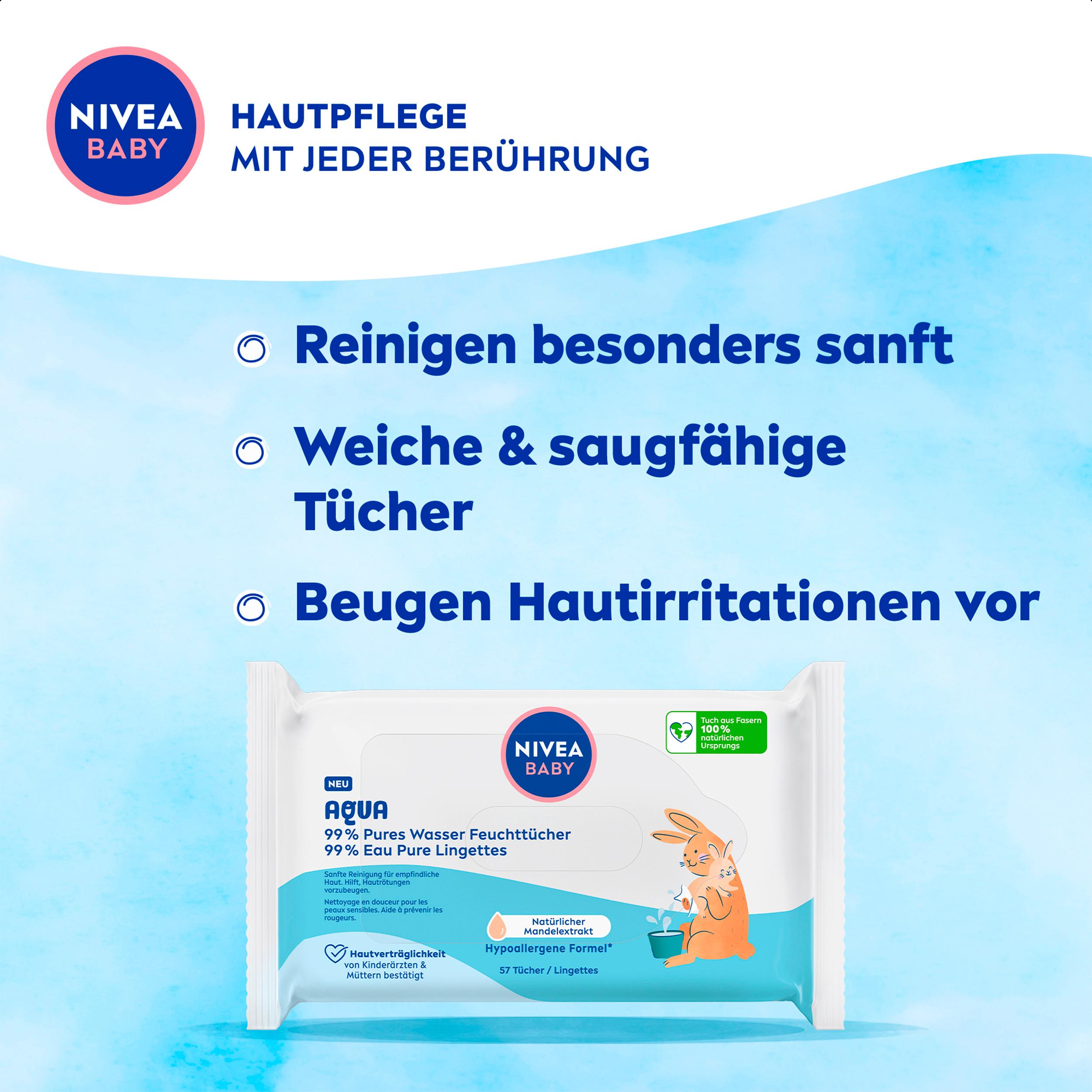 Produktbild Nivea Baby Aqua Feuchttücher 8 von 11