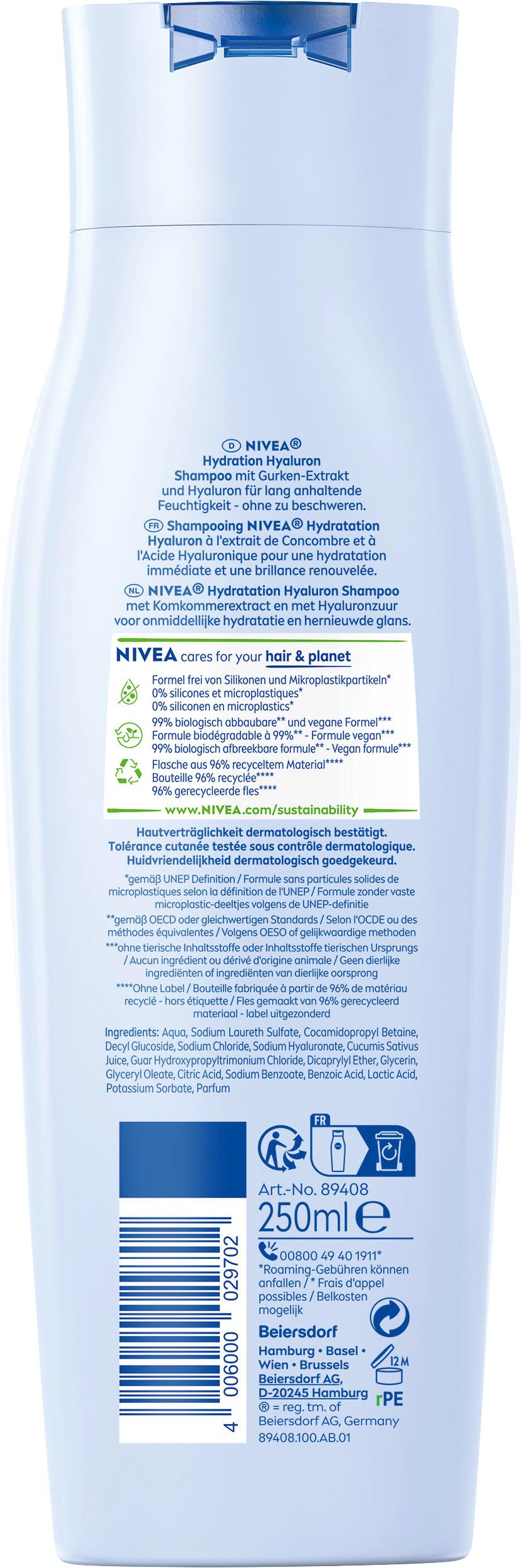 Produktbild NIVEA Hydration Hyaloron Shampoo 2 von 3