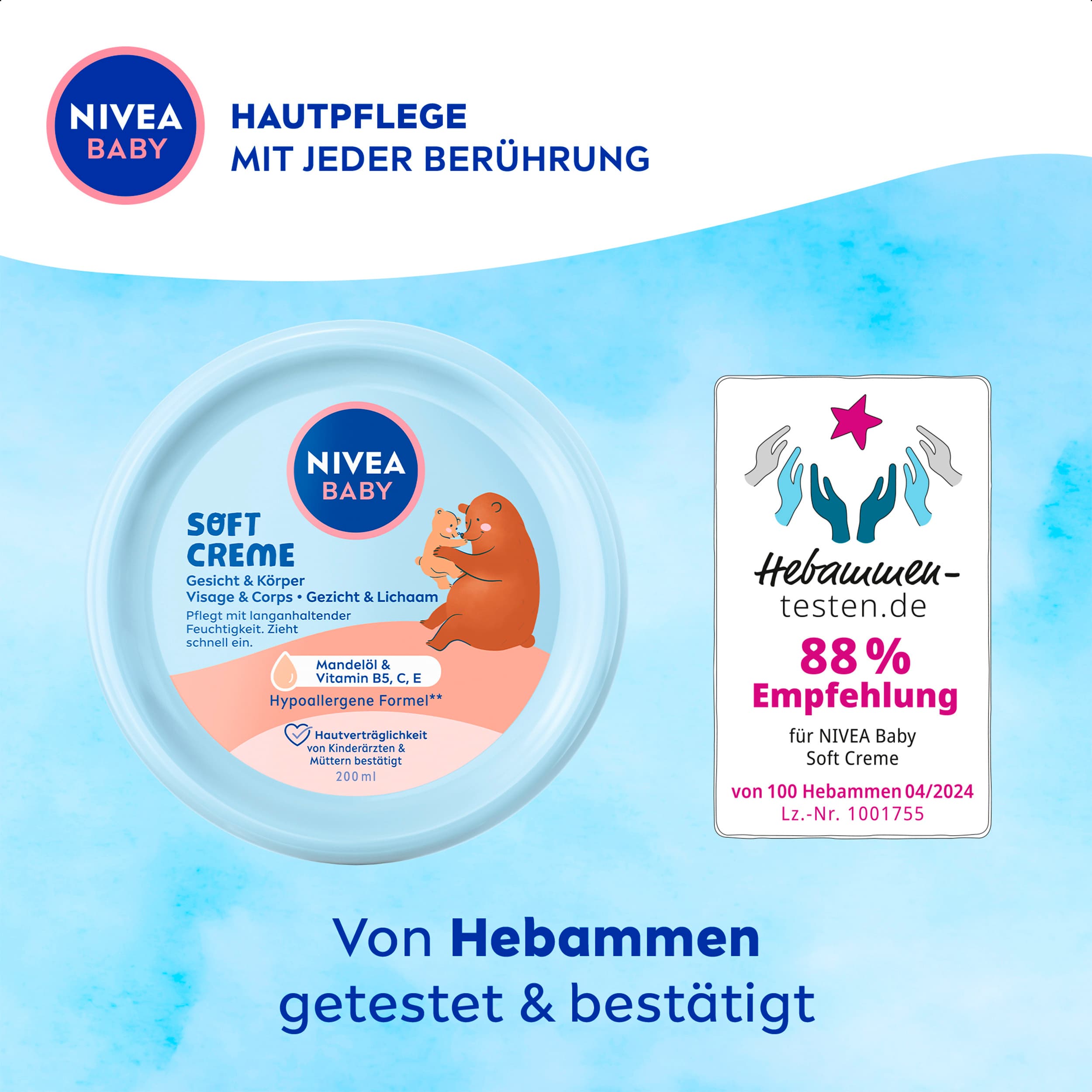 Produktbild Nivea Baby Soft Creme Gesicht & Körper 6 von 7