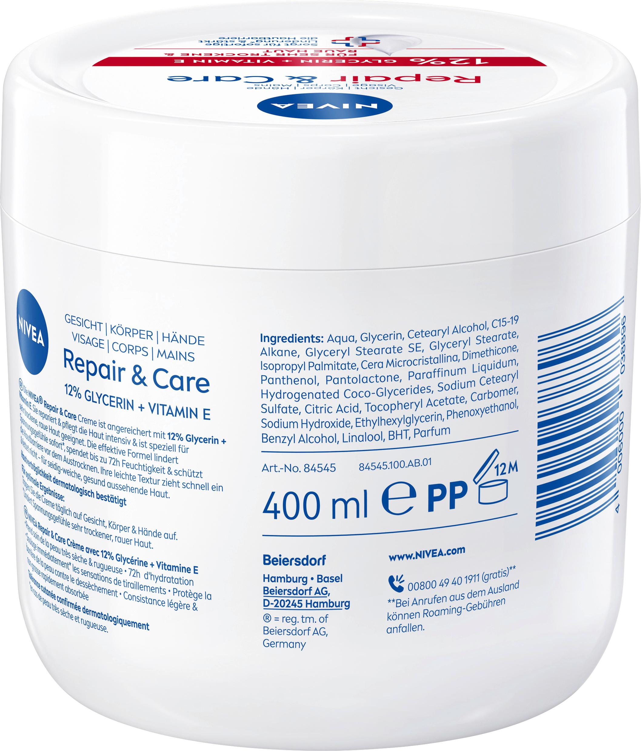 Produktbild Nivea Körpercreme Repair&Care 2 von 9