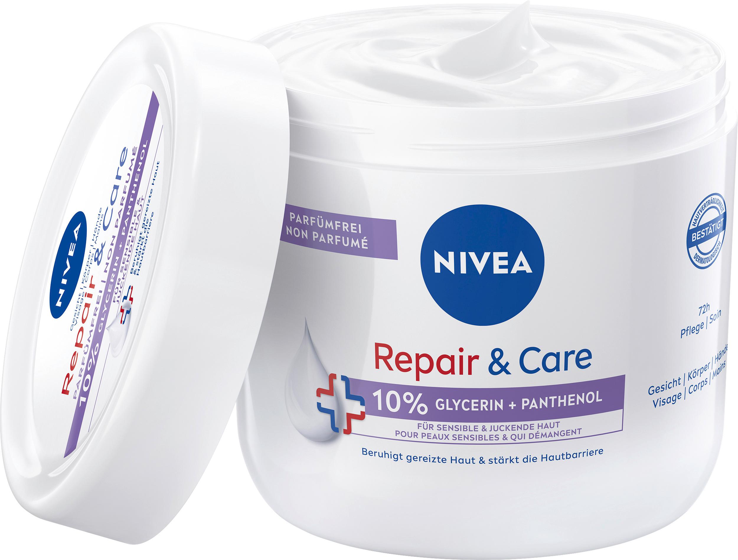 Produktbild NIVEA Körpercreme Repair&Care parfümfrei 8 von 9