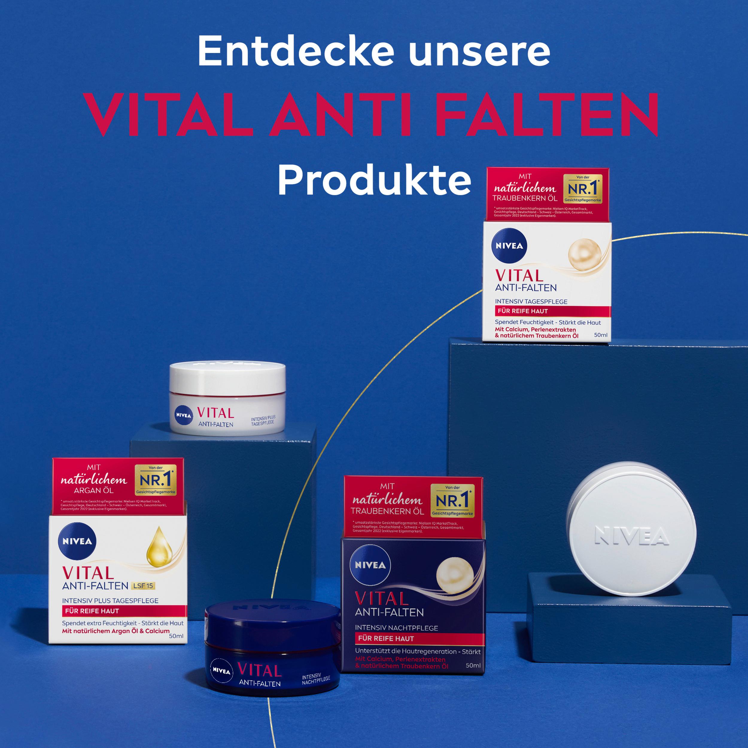 Produktbild NIVEA VITAL Anti-Falten Intensiv Plus Tagespflege für Reife Haut LSF15 3 von 8