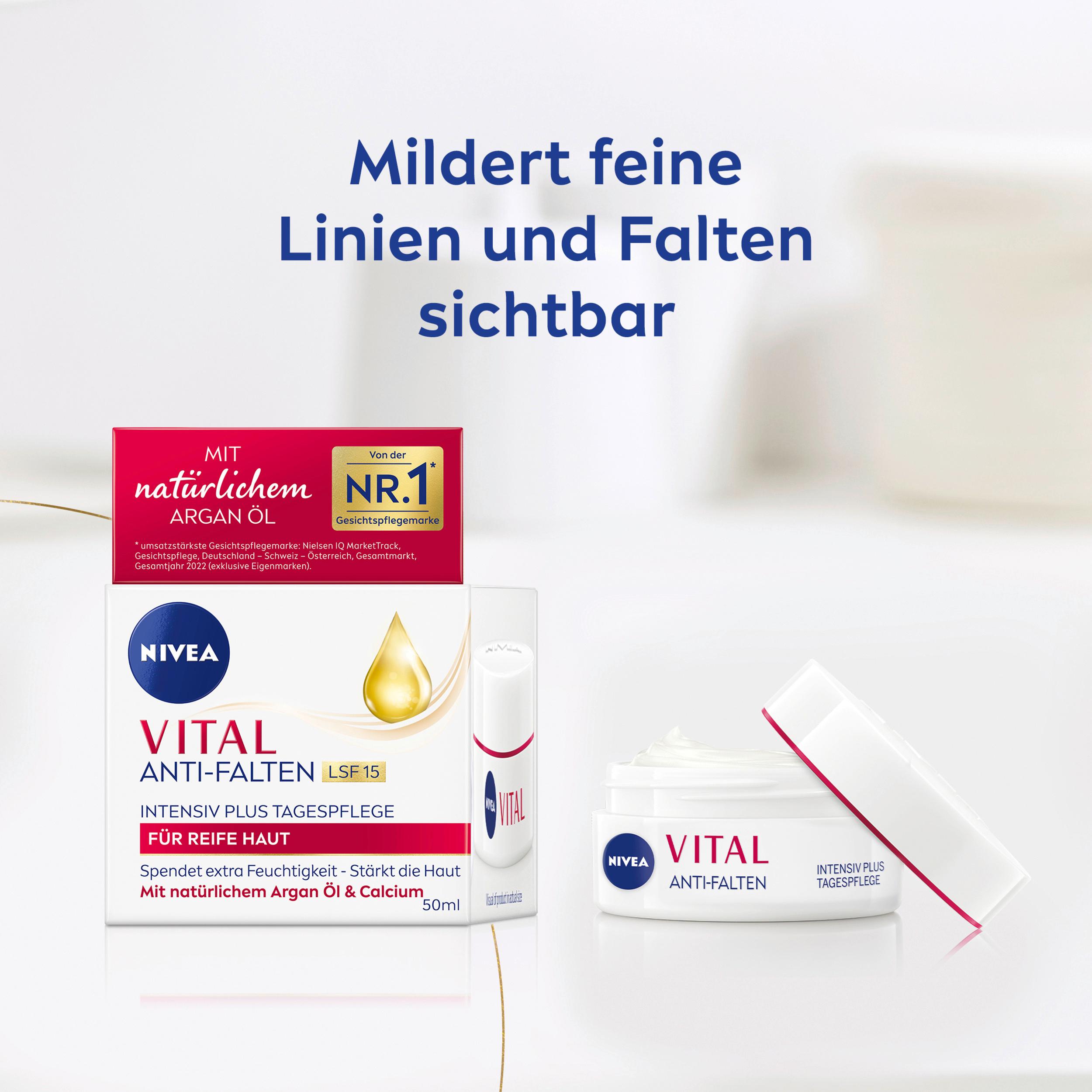 Produktbild NIVEA VITAL Anti-Falten Intensiv Plus Tagespflege für Reife Haut LSF15 4 von 8