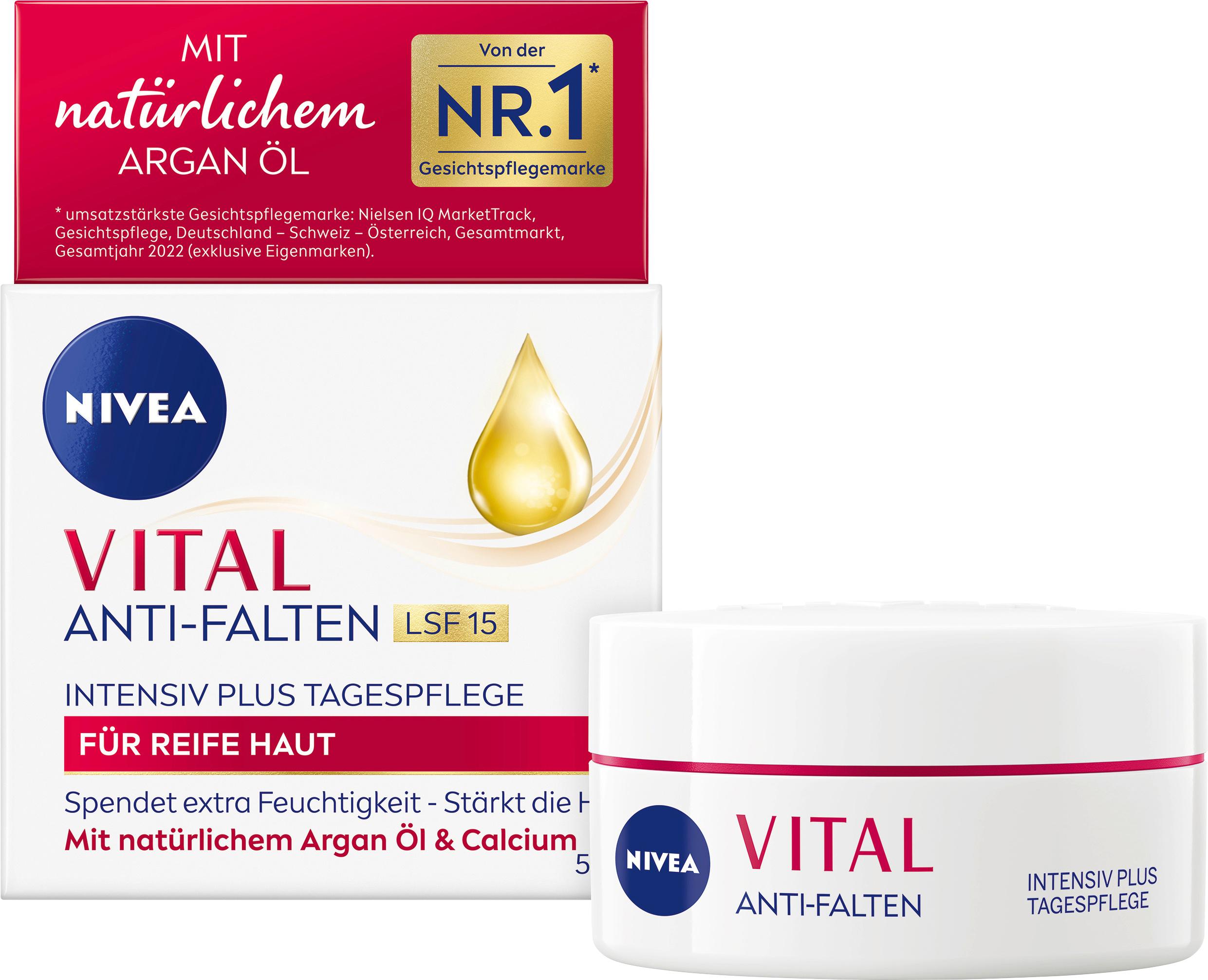 Produktbild NIVEA VITAL Anti-Falten Intensiv Plus Tagespflege für Reife Haut LSF15 5 von 8