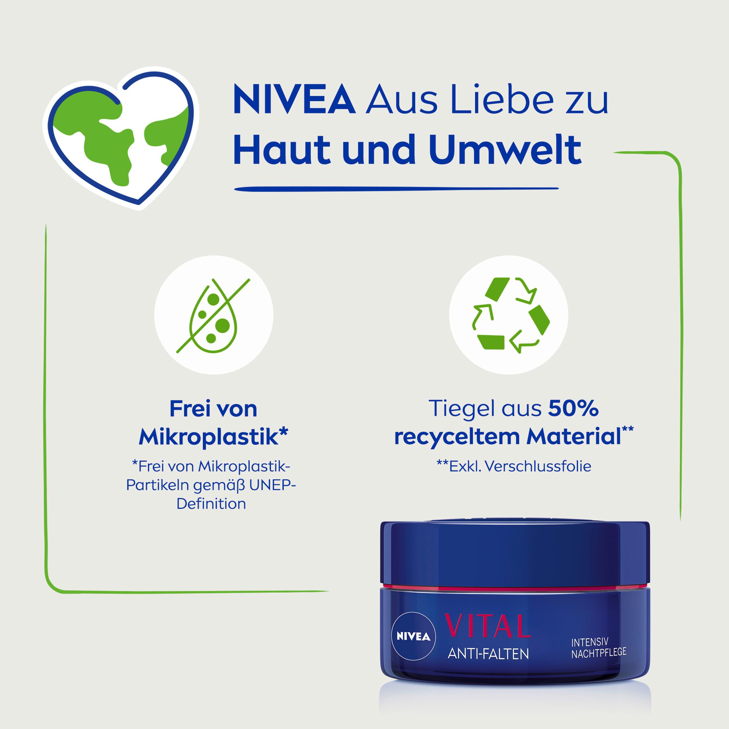 Produktbild NIVEA VITAL Anti-Falten Intensiv Nachtpflege für Reife Haut 5 von 9