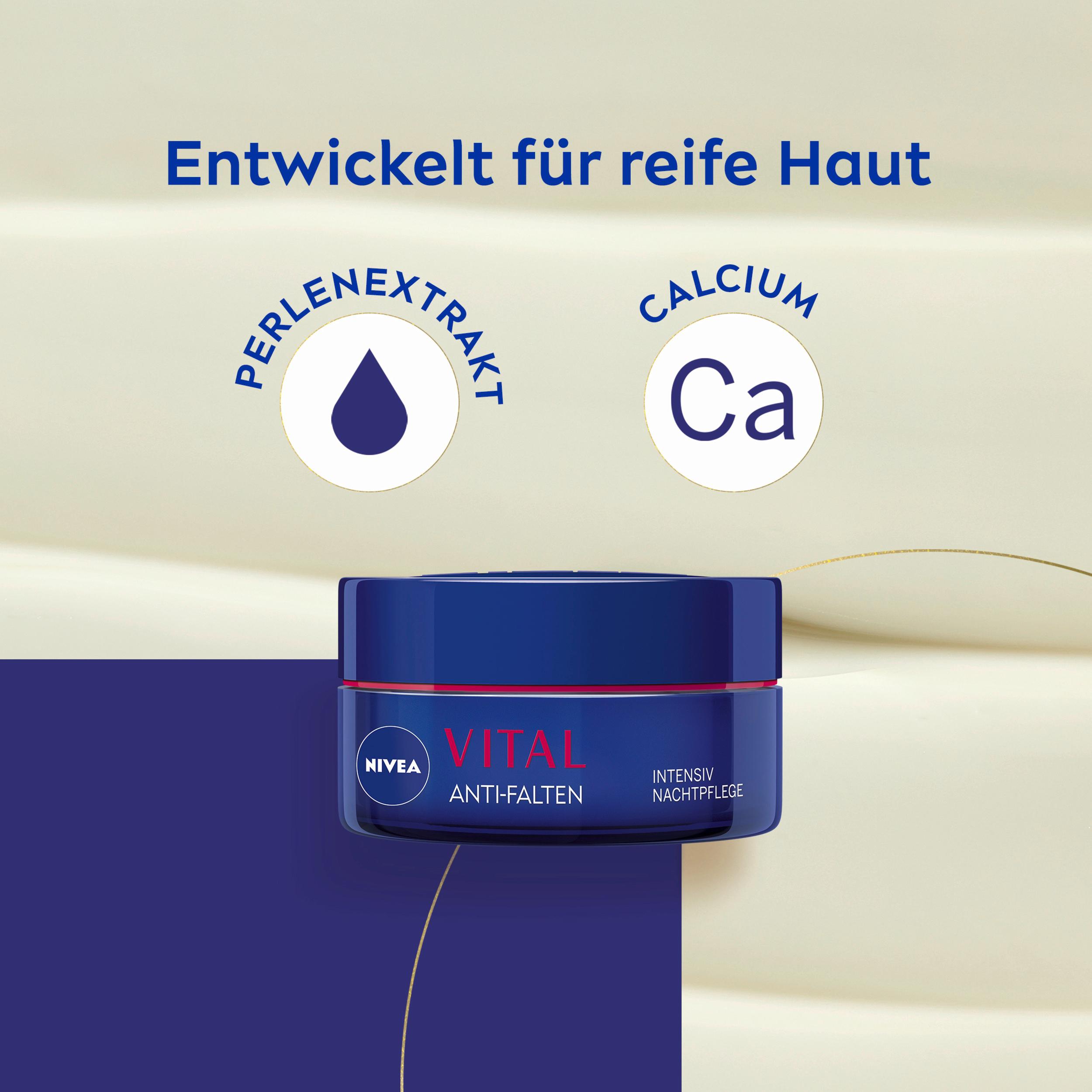 Produktbild NIVEA VITAL Anti-Falten Intensiv Nachtpflege für Reife Haut 8 von 9