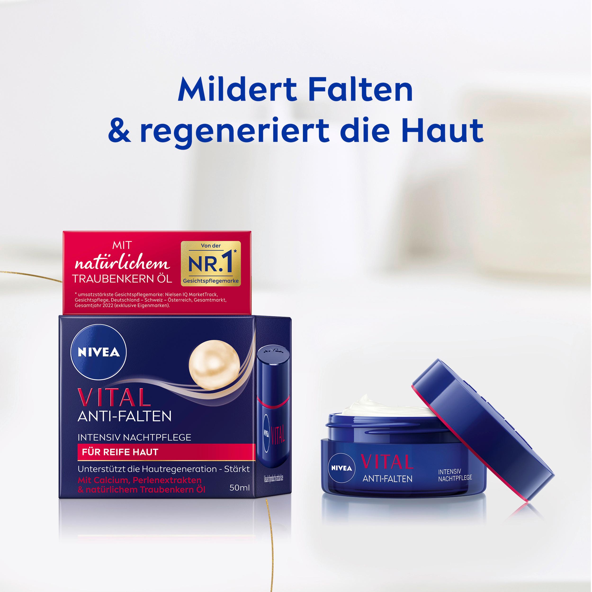 Produktbild NIVEA VITAL Anti-Falten Intensiv Nachtpflege für Reife Haut 3 von 9