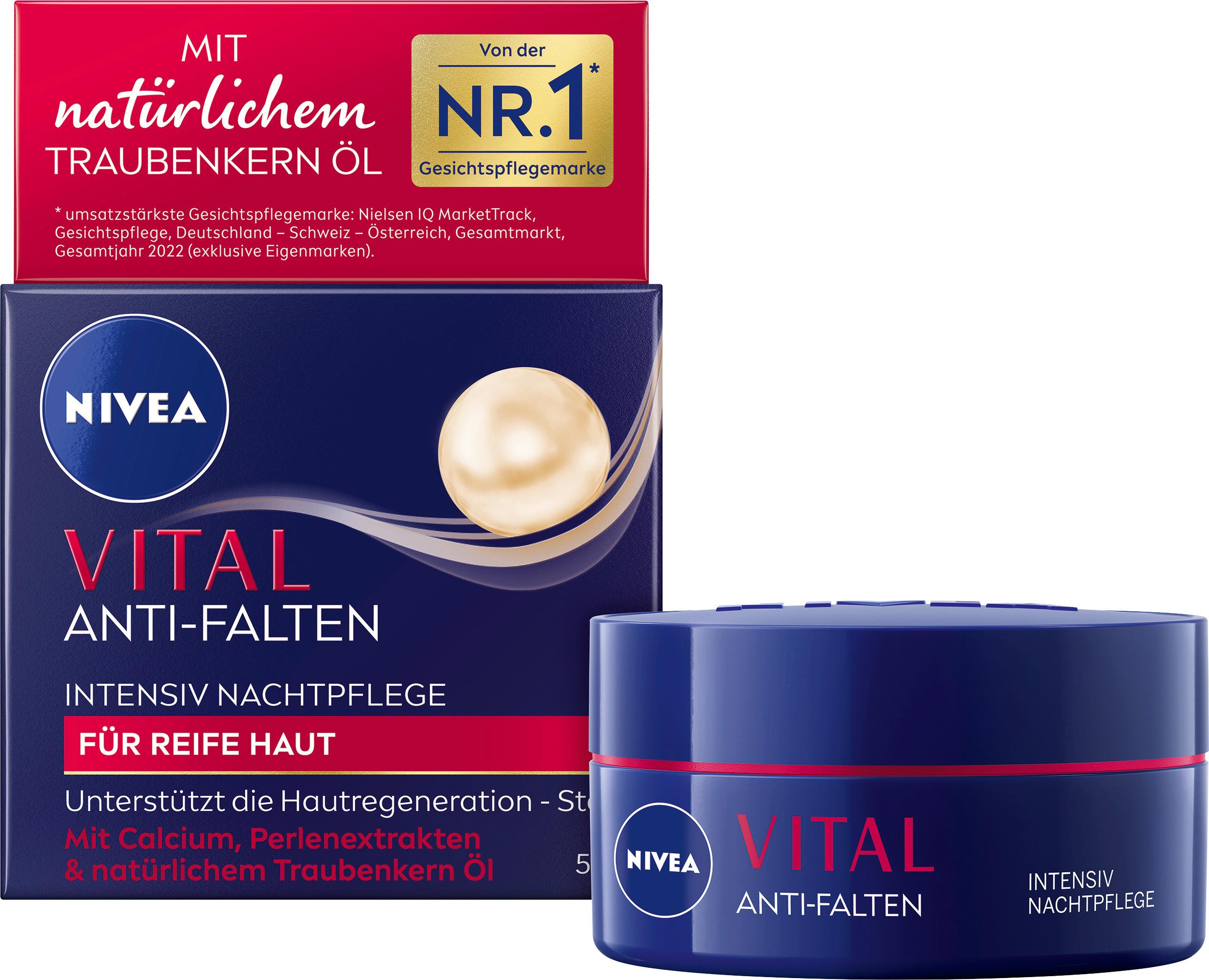 Produktbild NIVEA VITAL Anti-Falten Intensiv Nachtpflege für Reife Haut 7 von 9