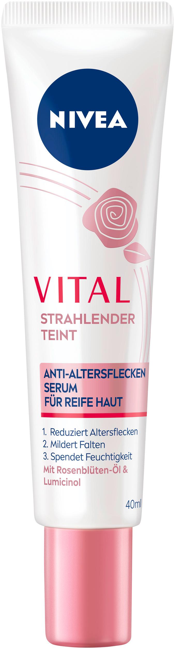 NIVEA VITAL Strahlender Teint 3in1 Beauty Serum für Reife Haut