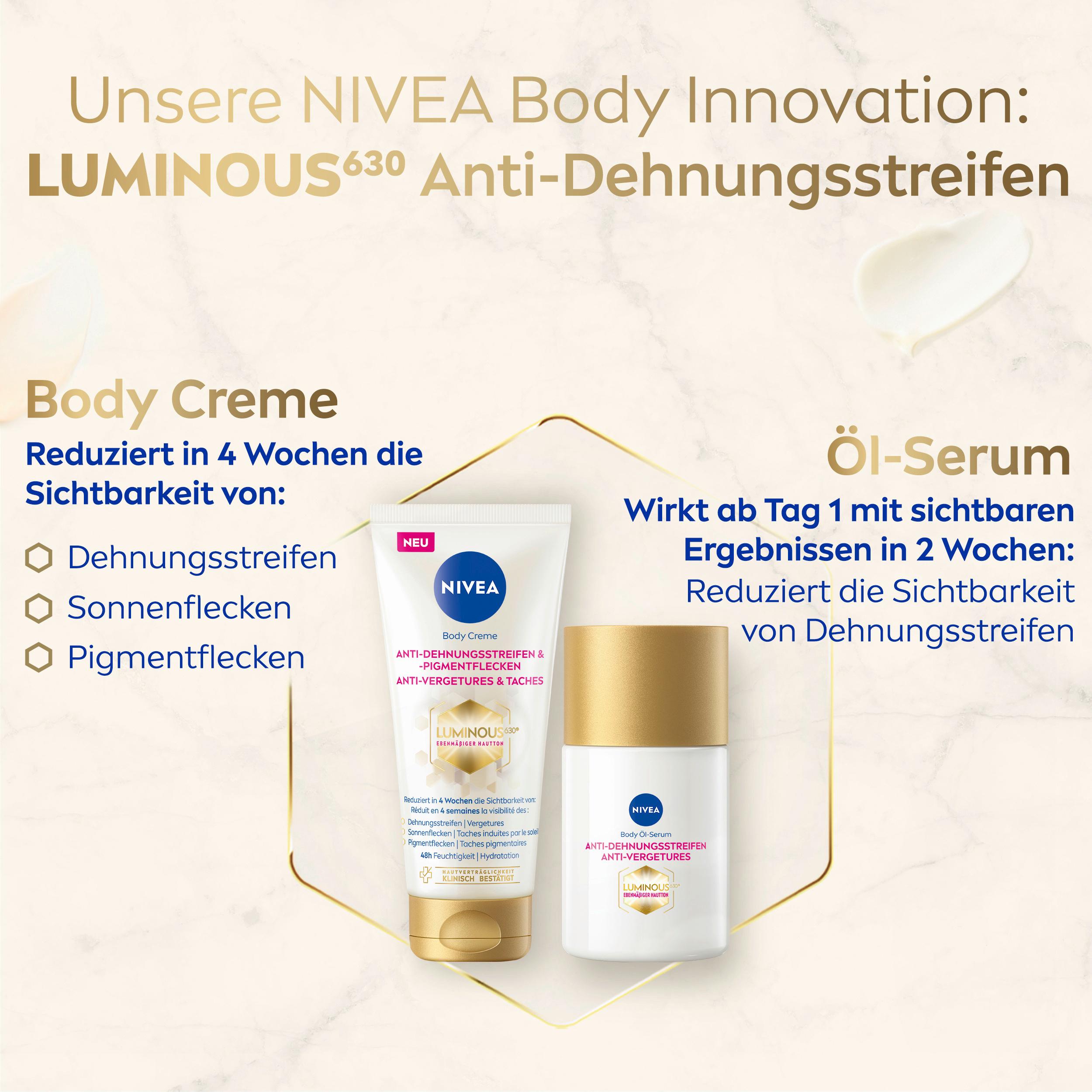 Produktbild Nivea Luminous Body-Öl-Serum Anti-Dehnungsstreifen 4 von 11