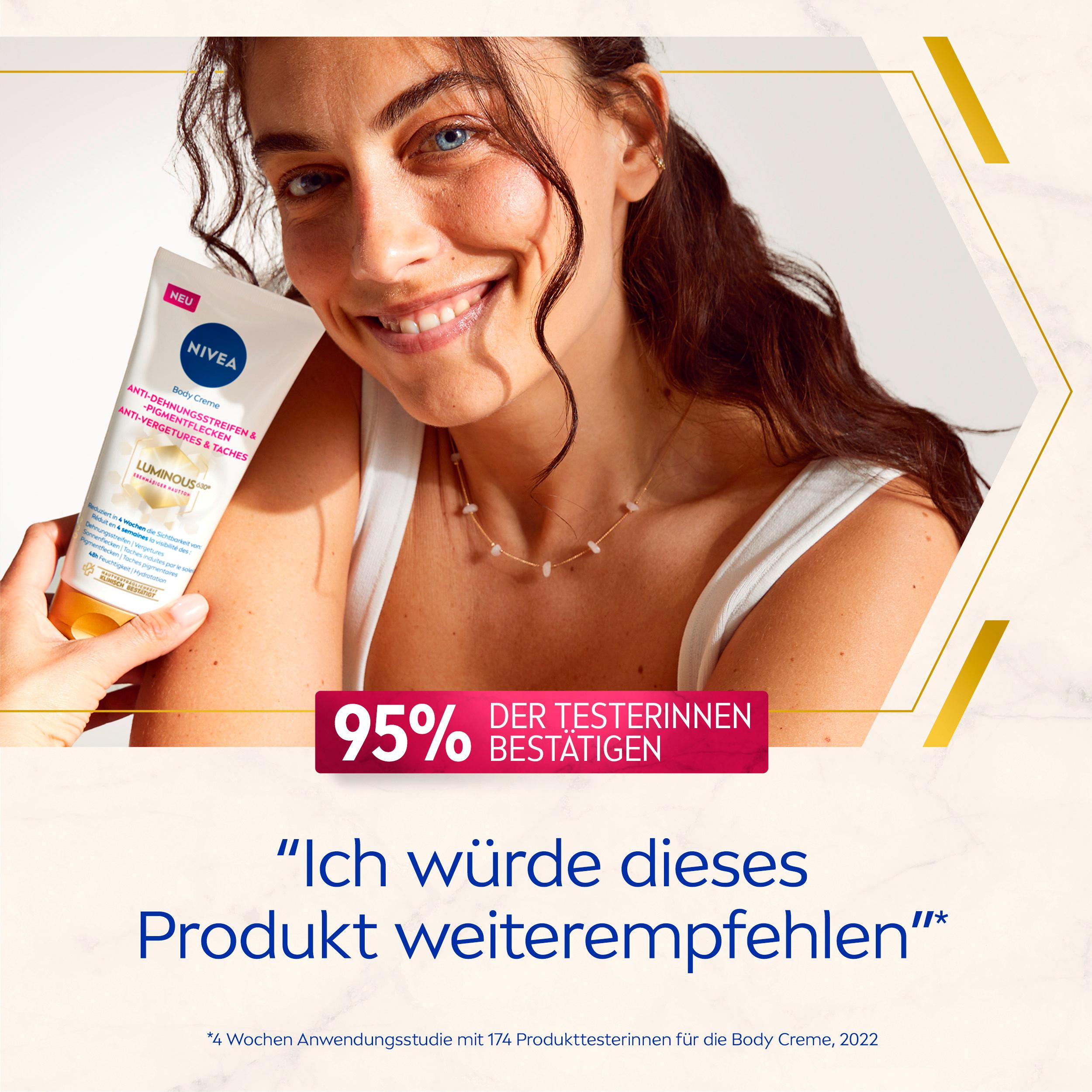Produktbild Nivea Luminous Body Creme Anti-Dehnungsstreifen 4 von 10