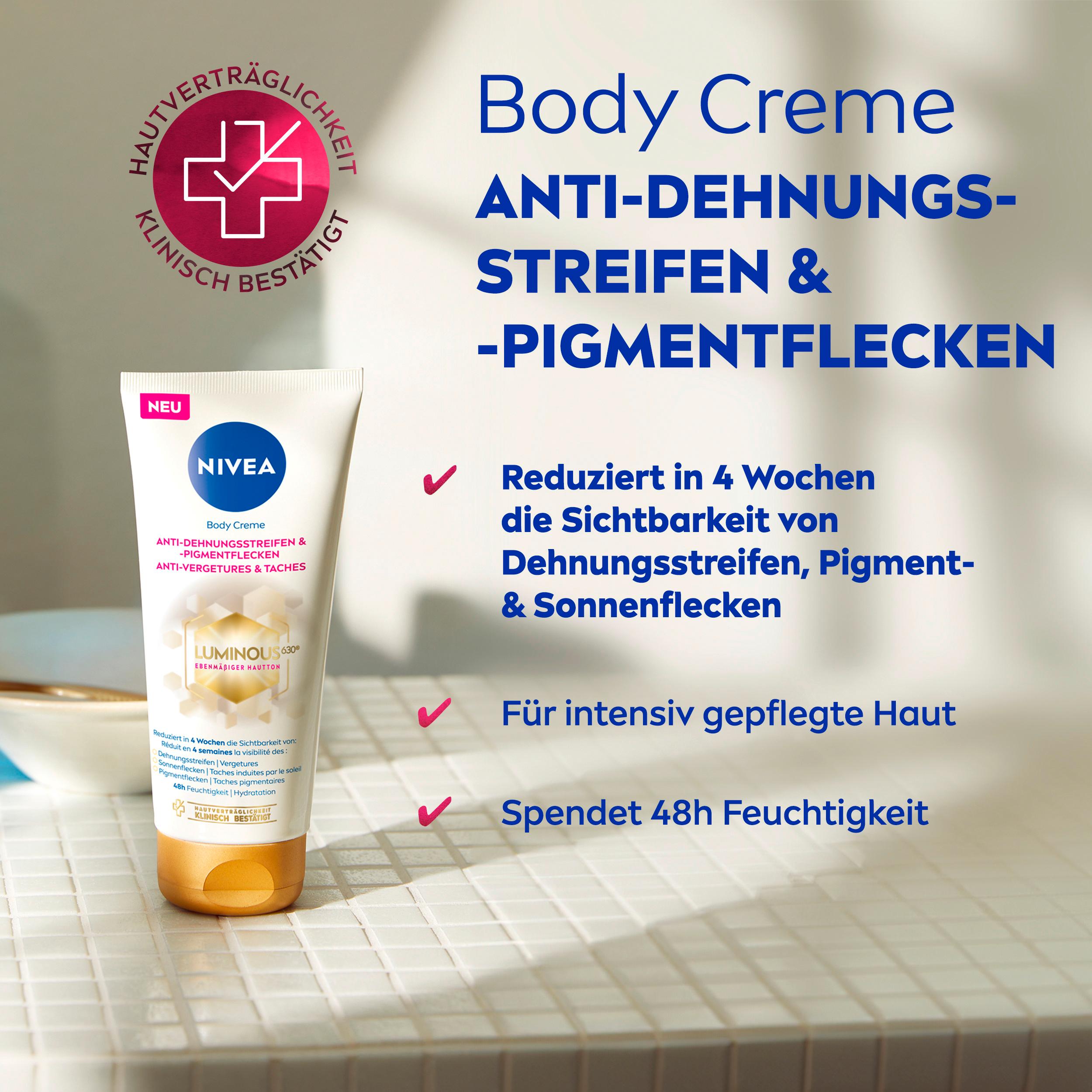 Produktbild Nivea Luminous Body Creme Anti-Dehnungsstreifen 6 von 10