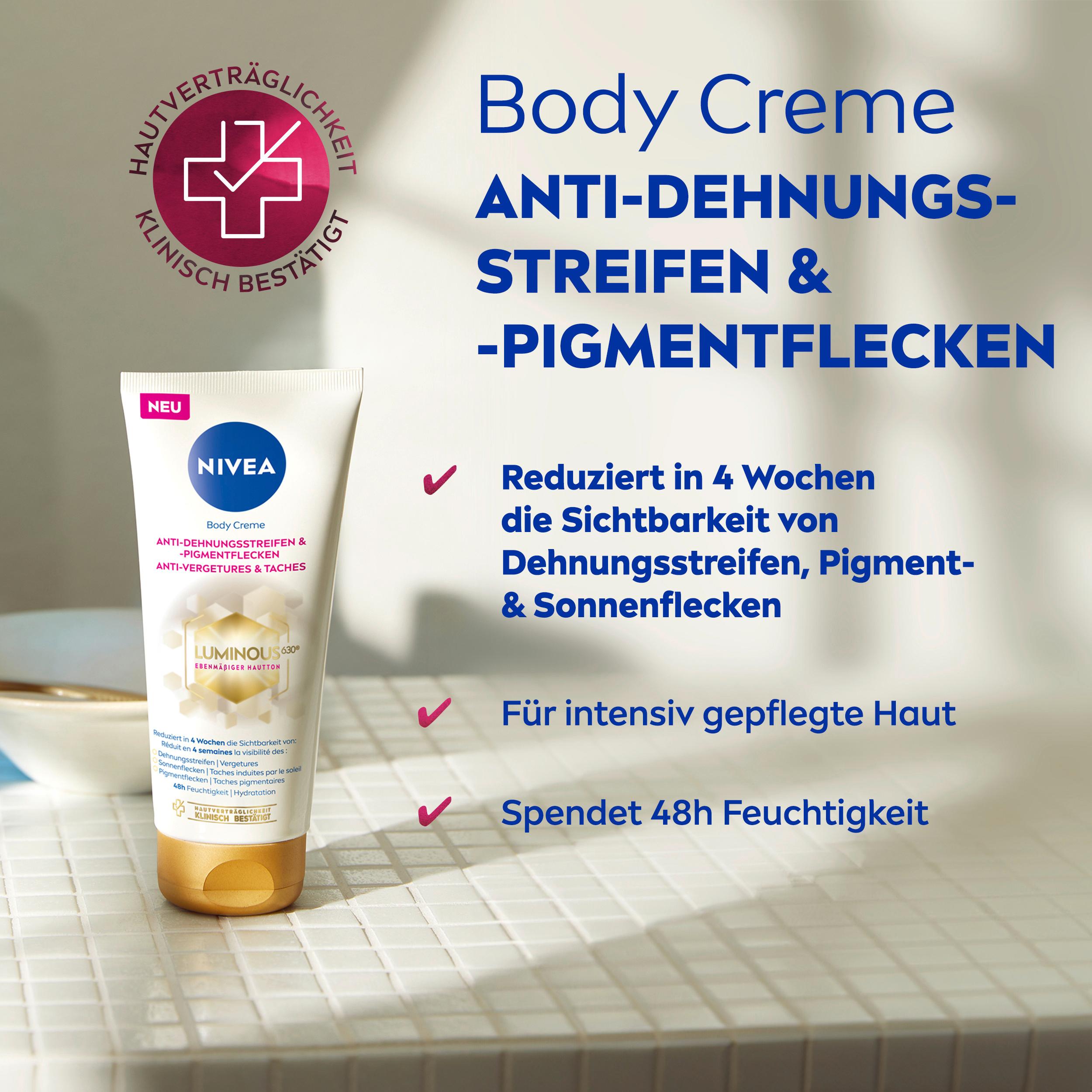 Produktbild Nivea Luminous Body Creme Anti-Dehnungsstreifen 10 von 10