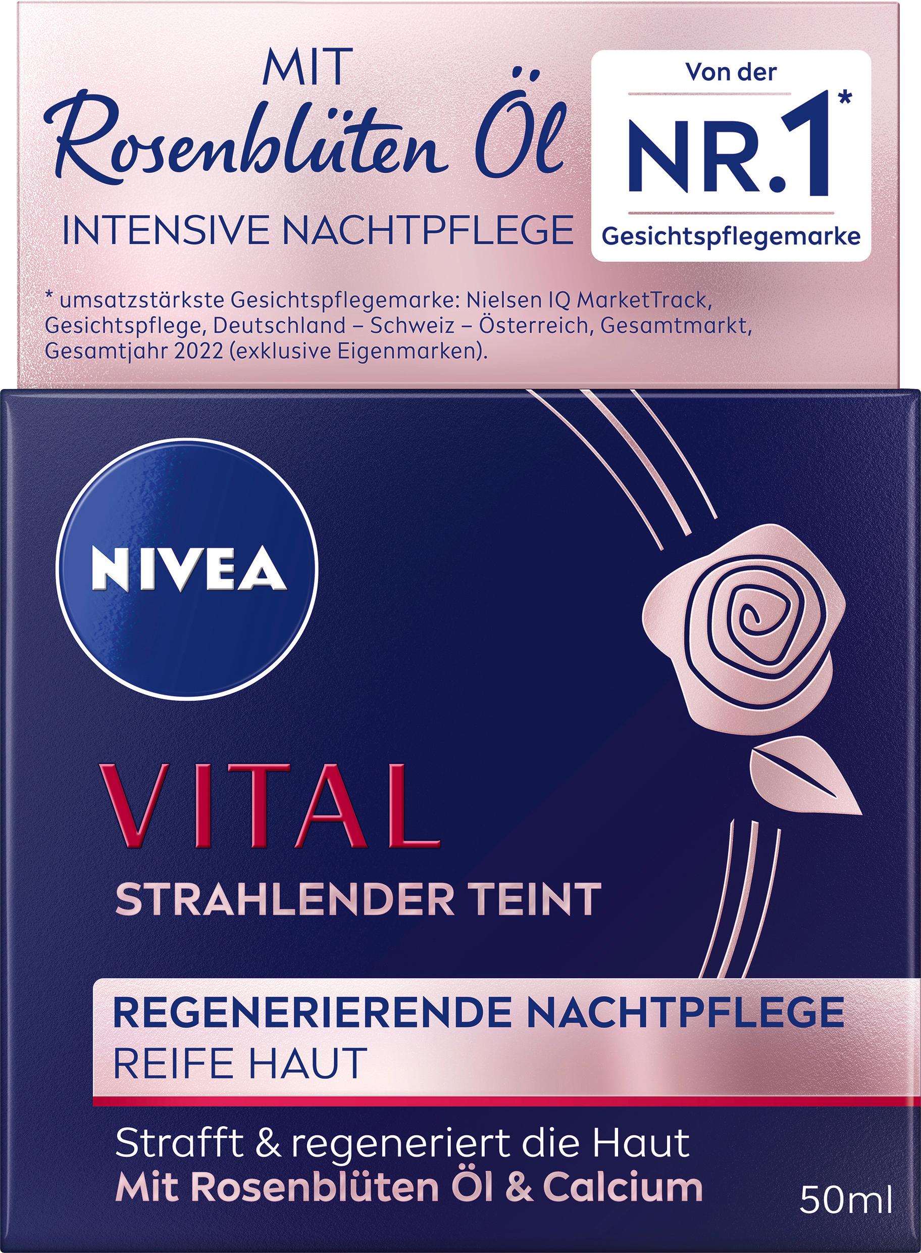 NIVEA VITAL strahlender Teint regenerierende Nachtpflege