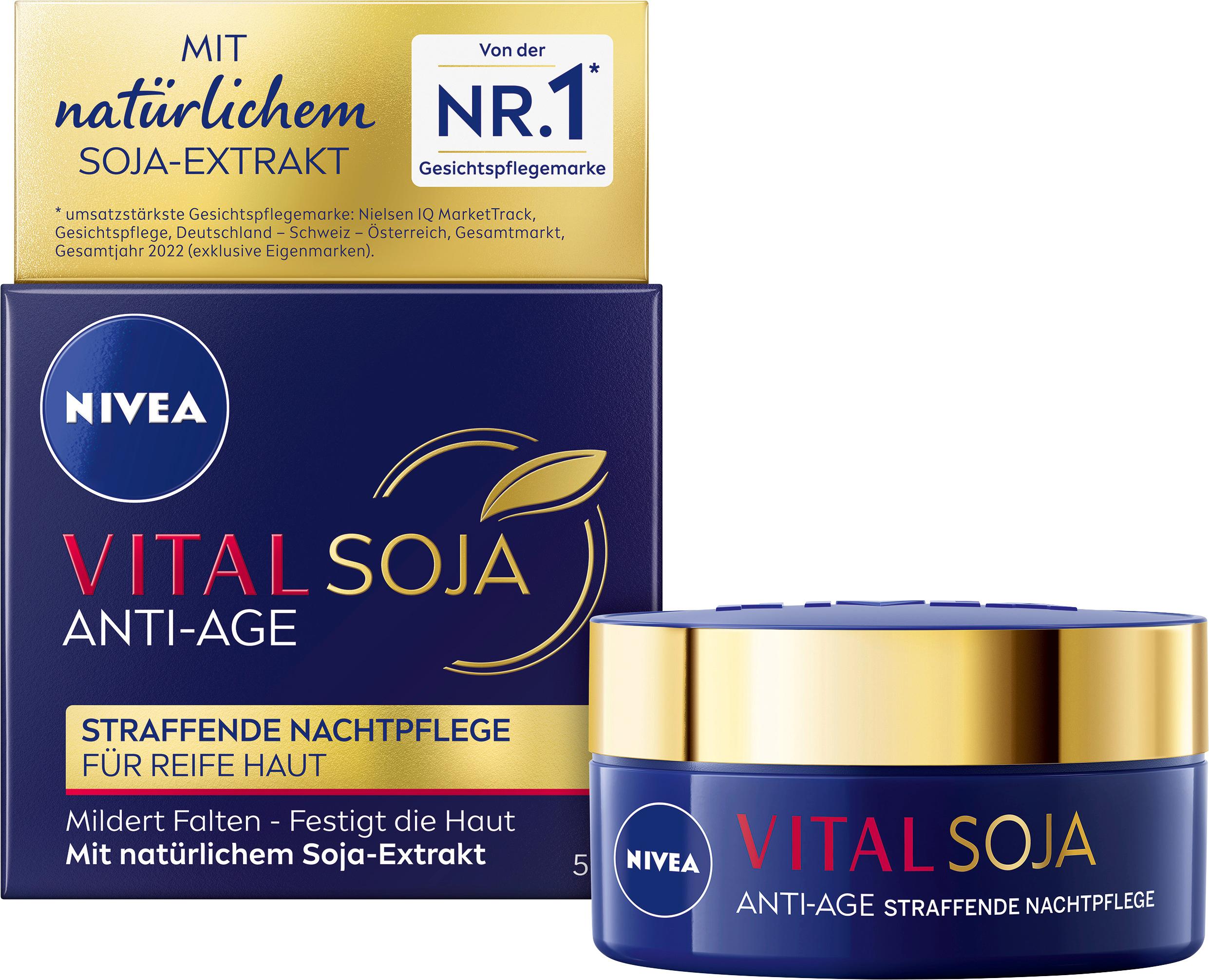 Produktbild NIVEA VITAL Soja Anti-Age Straffende Nachpflege für Reife Haut 5 von 9