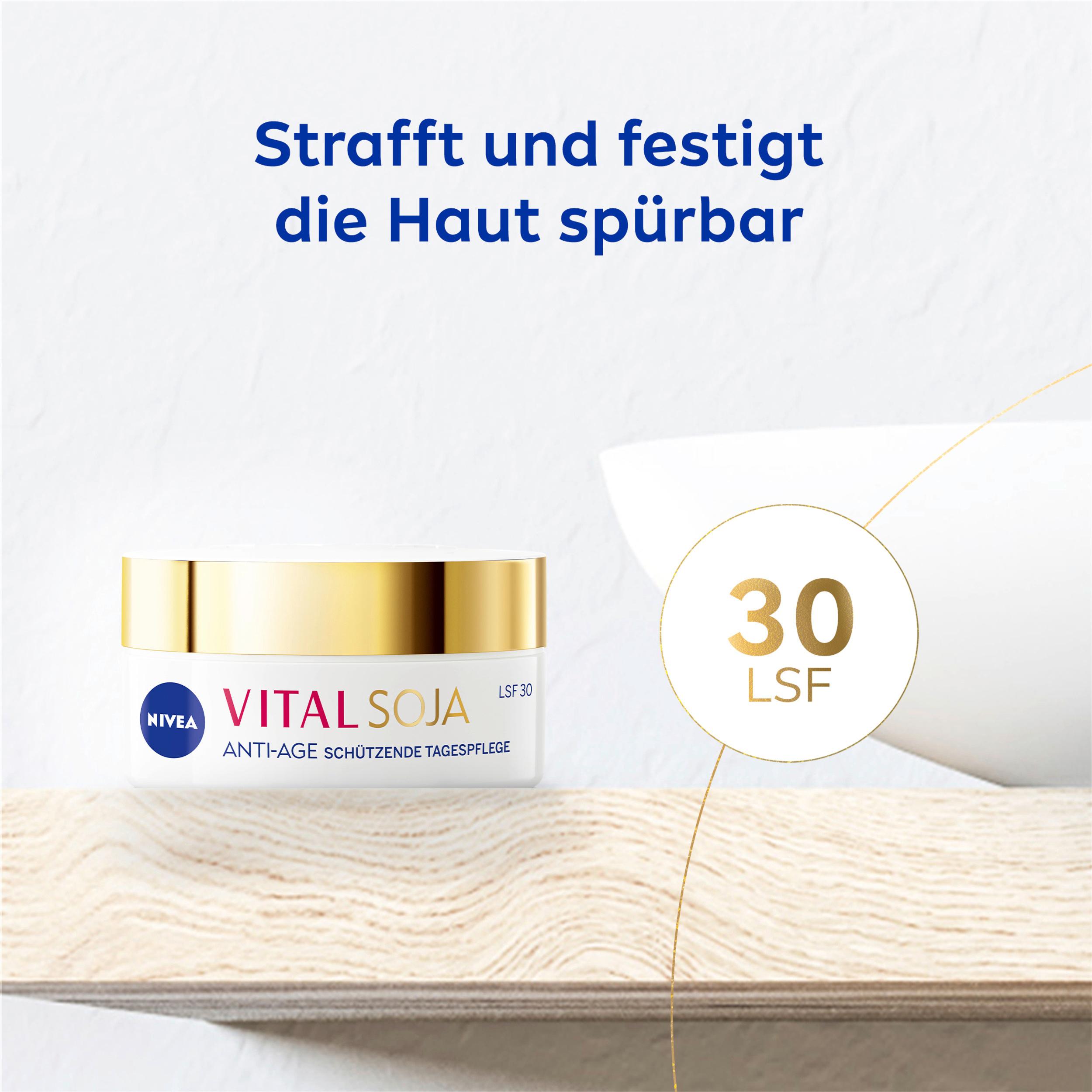 Produktbild NIVEA VITAL Soja Anti-Age Schützende Tagespflege für Reife Haut LSF30 6 von 8