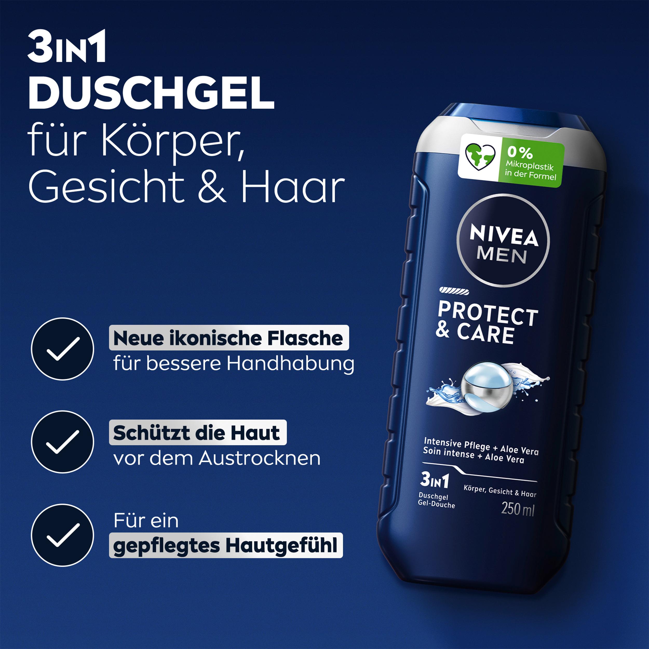 Produktbild NIVEA MEN Duschgel Protect&Care 3 in 1 5 von 6